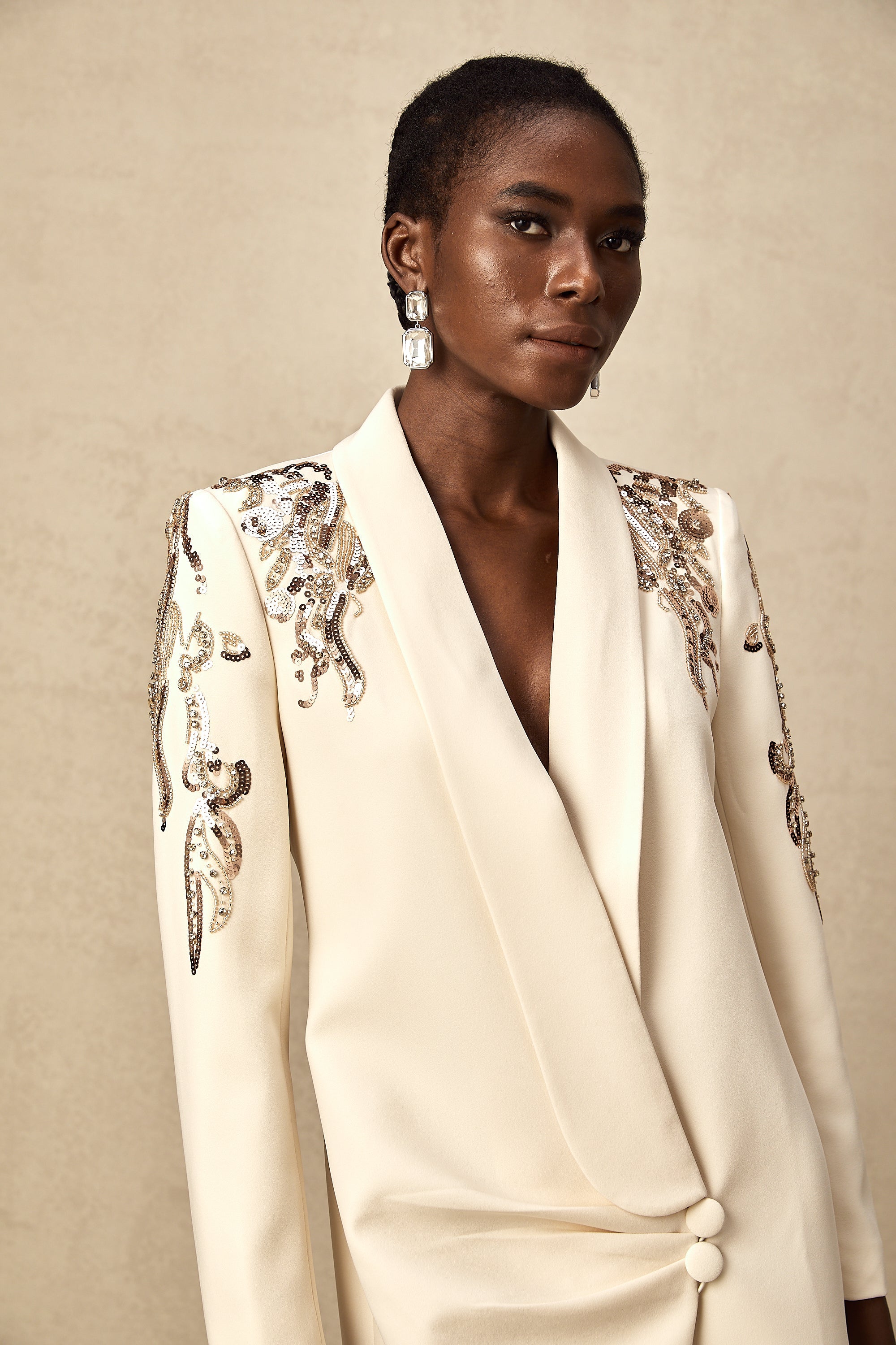 Éléna Embellished Sequined Blazer Dress (Final Sale-US Only)