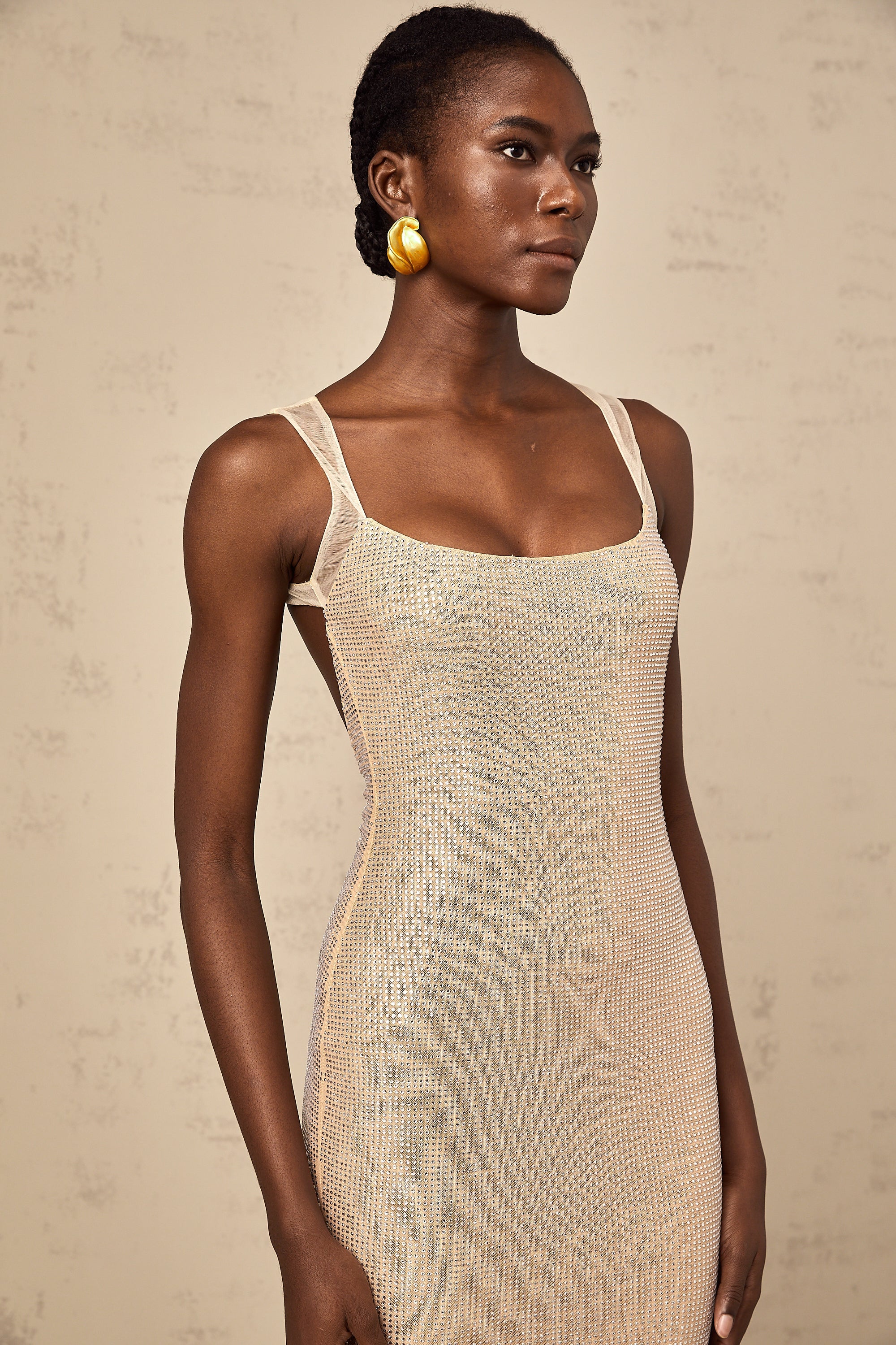 Sophie crystal-embellished open-back maxi dress (Final Sale-US Only)