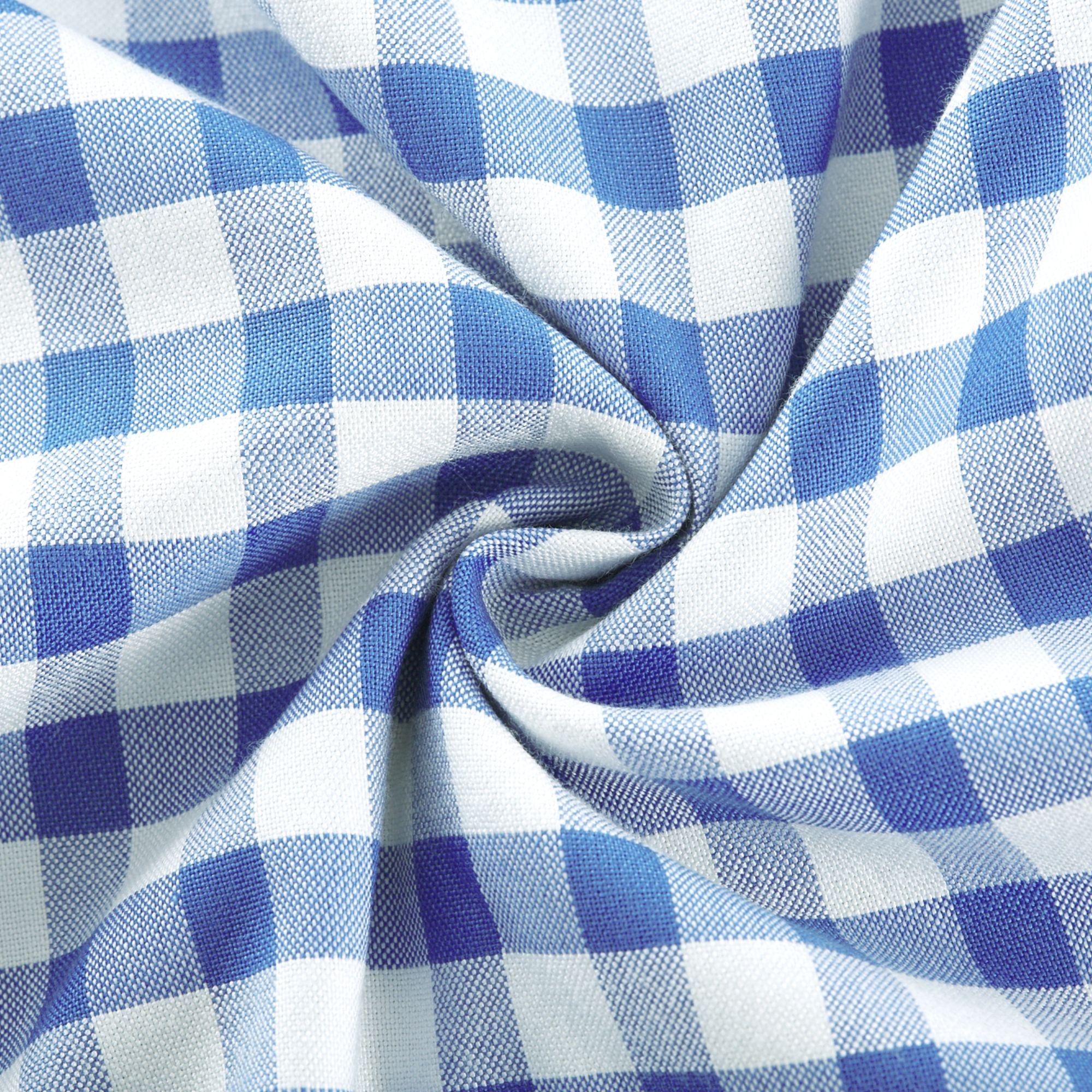Diane blue gingham midi dress