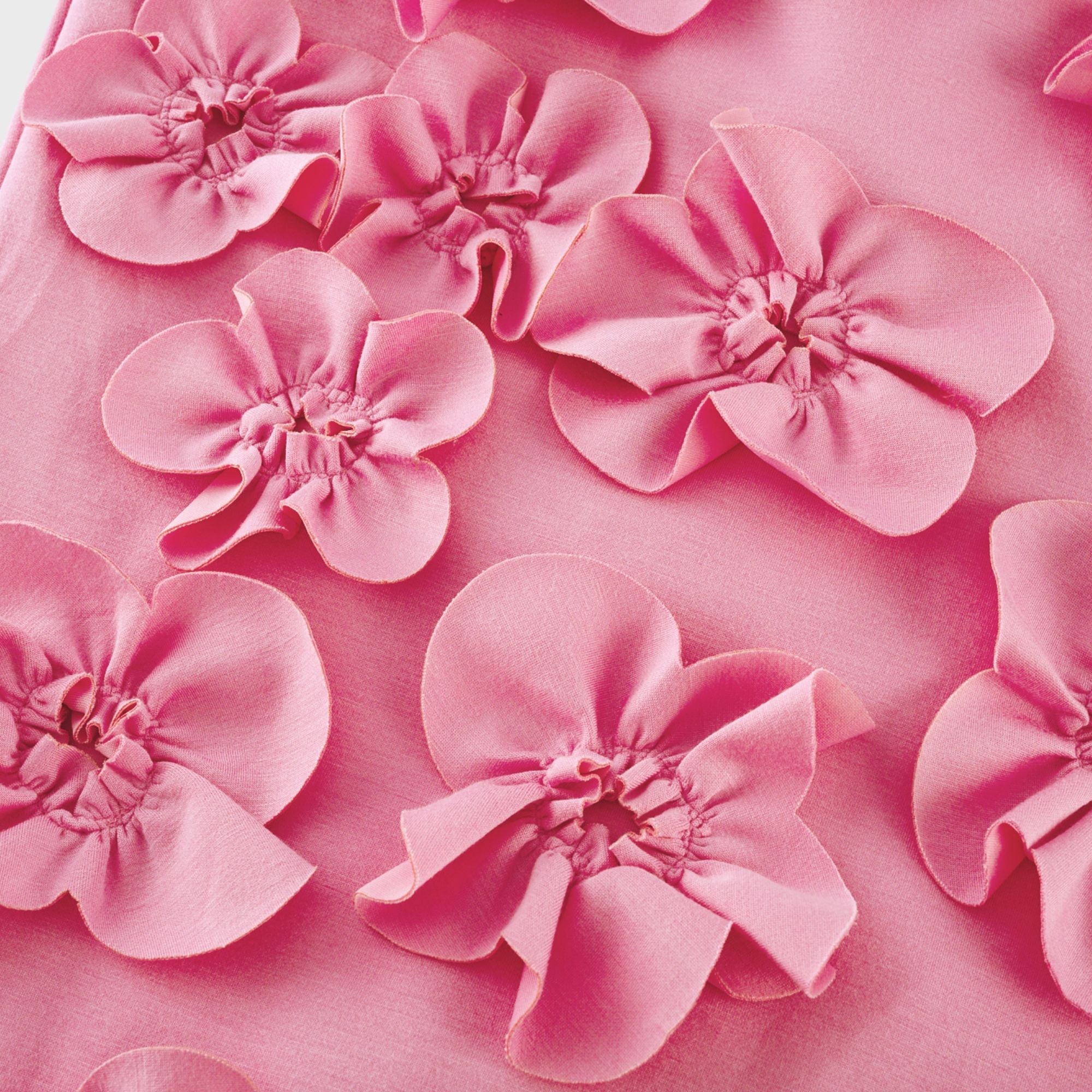 Magali Pink Sleeveless Maxi Dress with Faux Flower & Bow-Tie Embellishment (Final Sale-US Only)