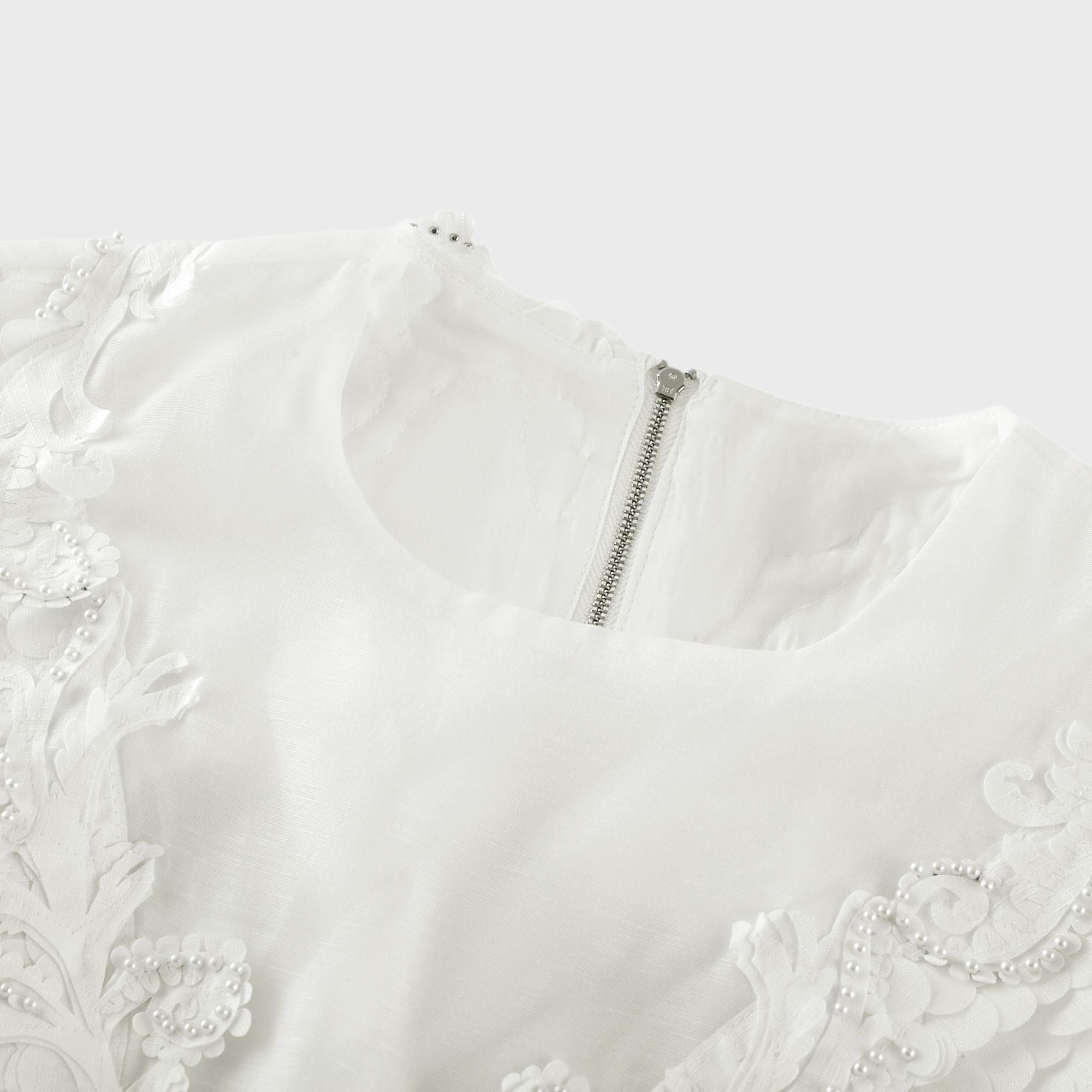 Clémence faux-pearl embellished midi dress (US Only)
