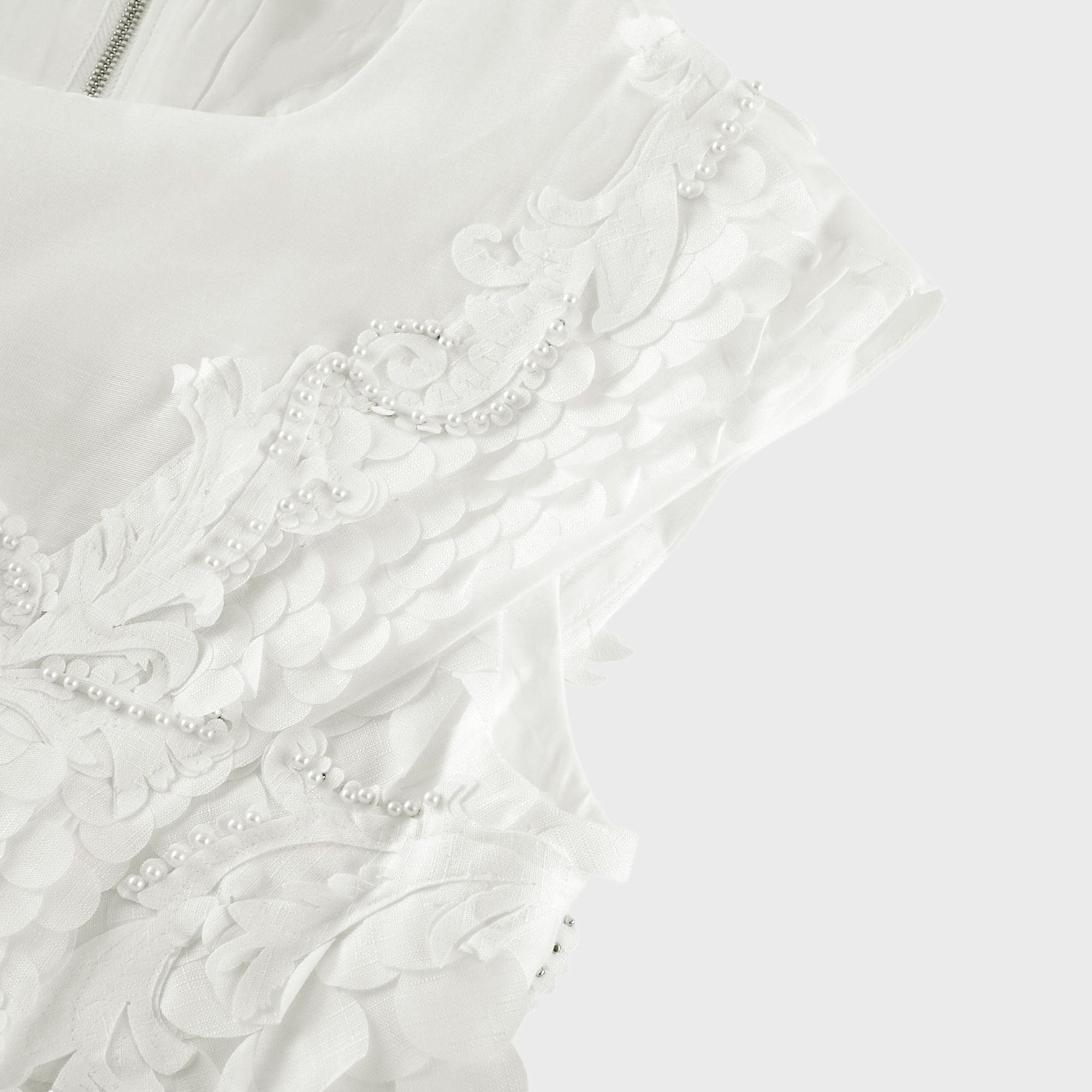 Clémence faux-pearl embellished midi dress (US Only)