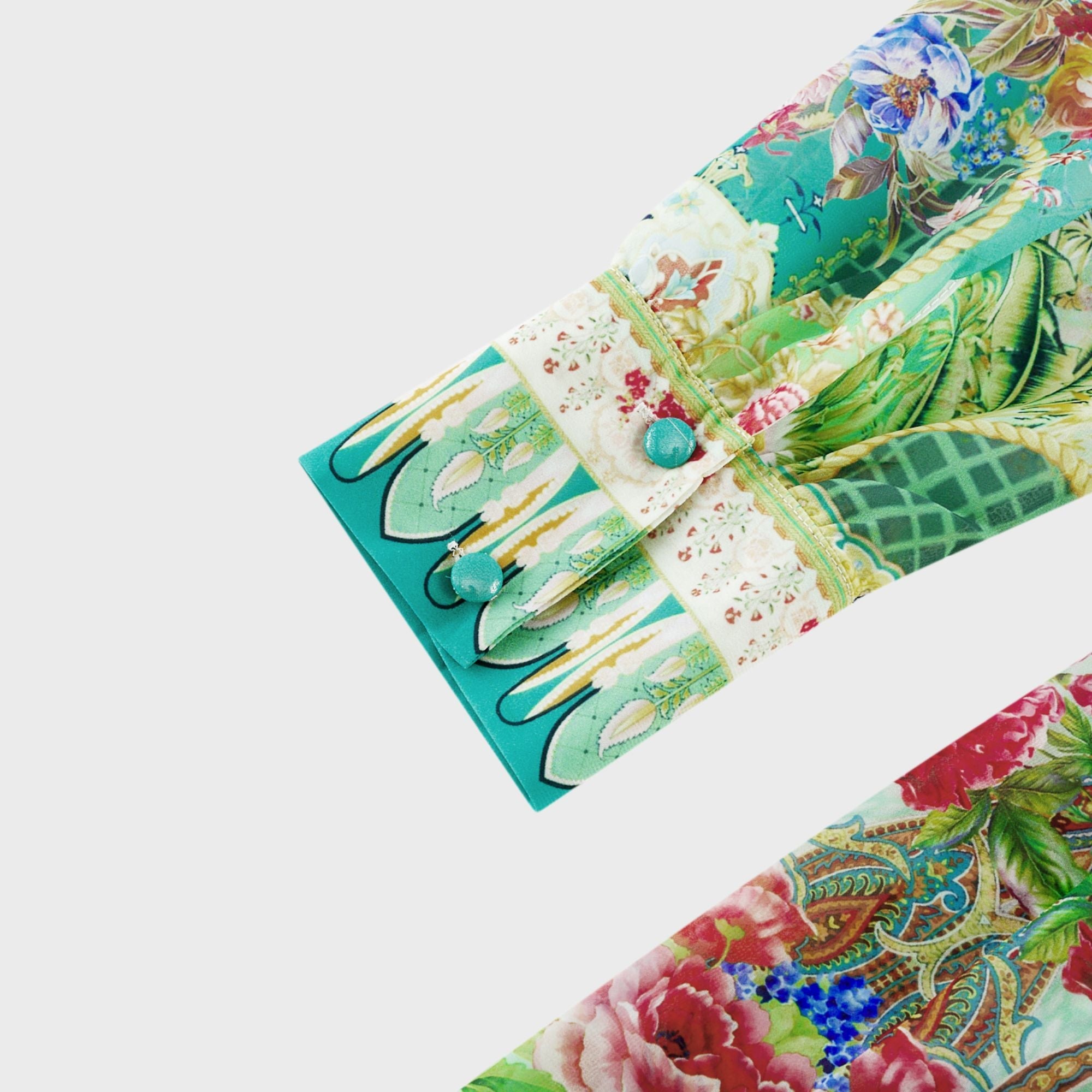 Juliette floral-print flounce-hem midi dress (Final Sale-US Only)