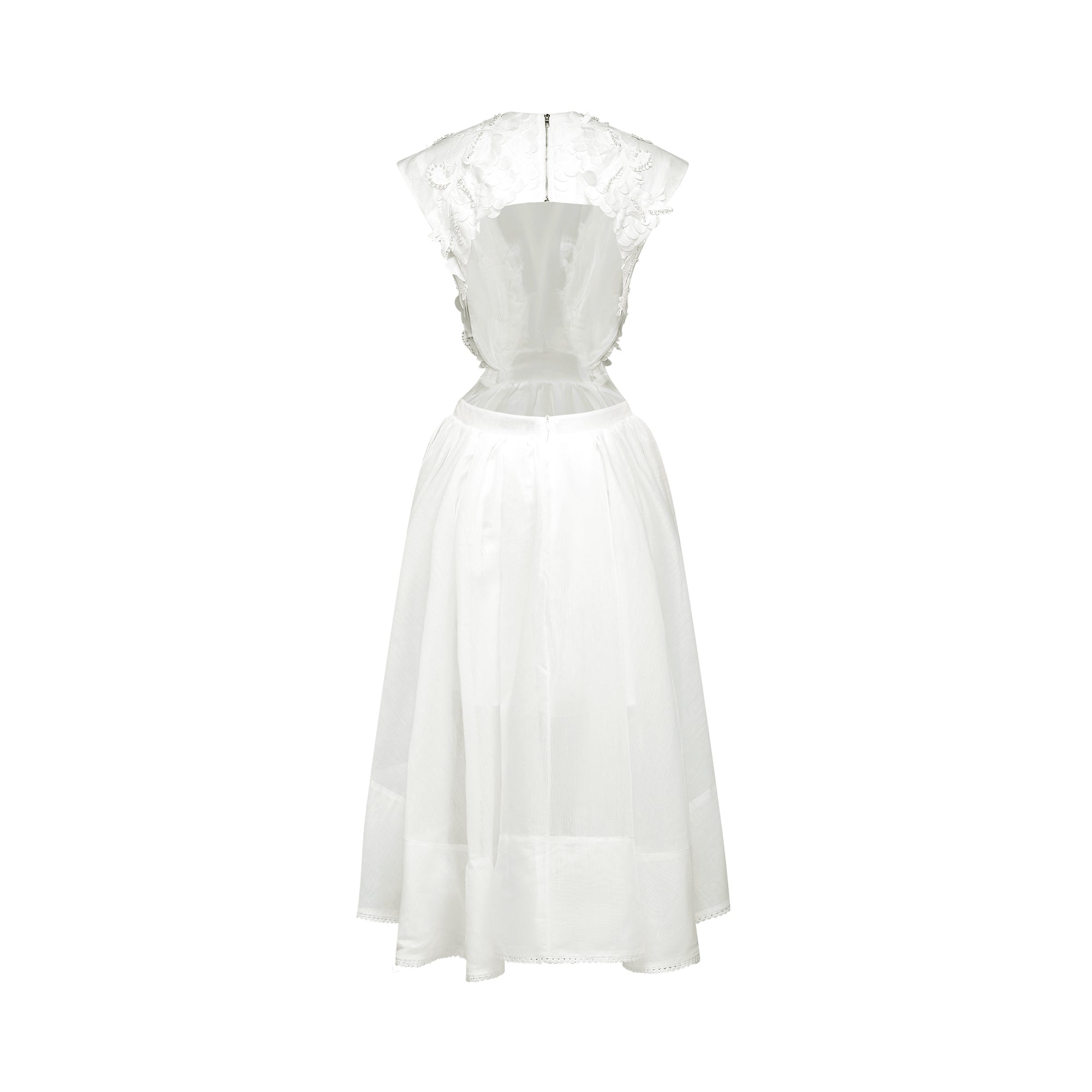 Clémence faux-pearl embellished midi dress (US Only)