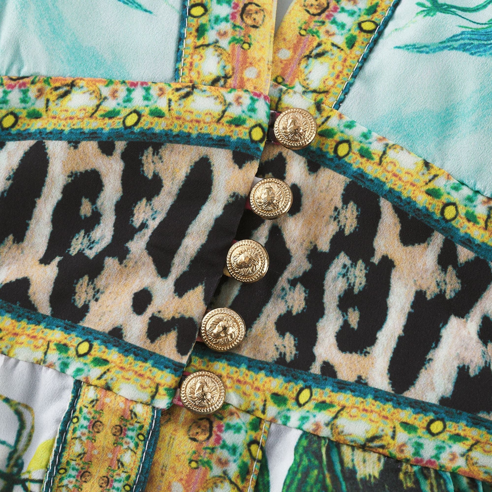 Cassandra graphic-print maxi dress (Final Sale-US Only)
