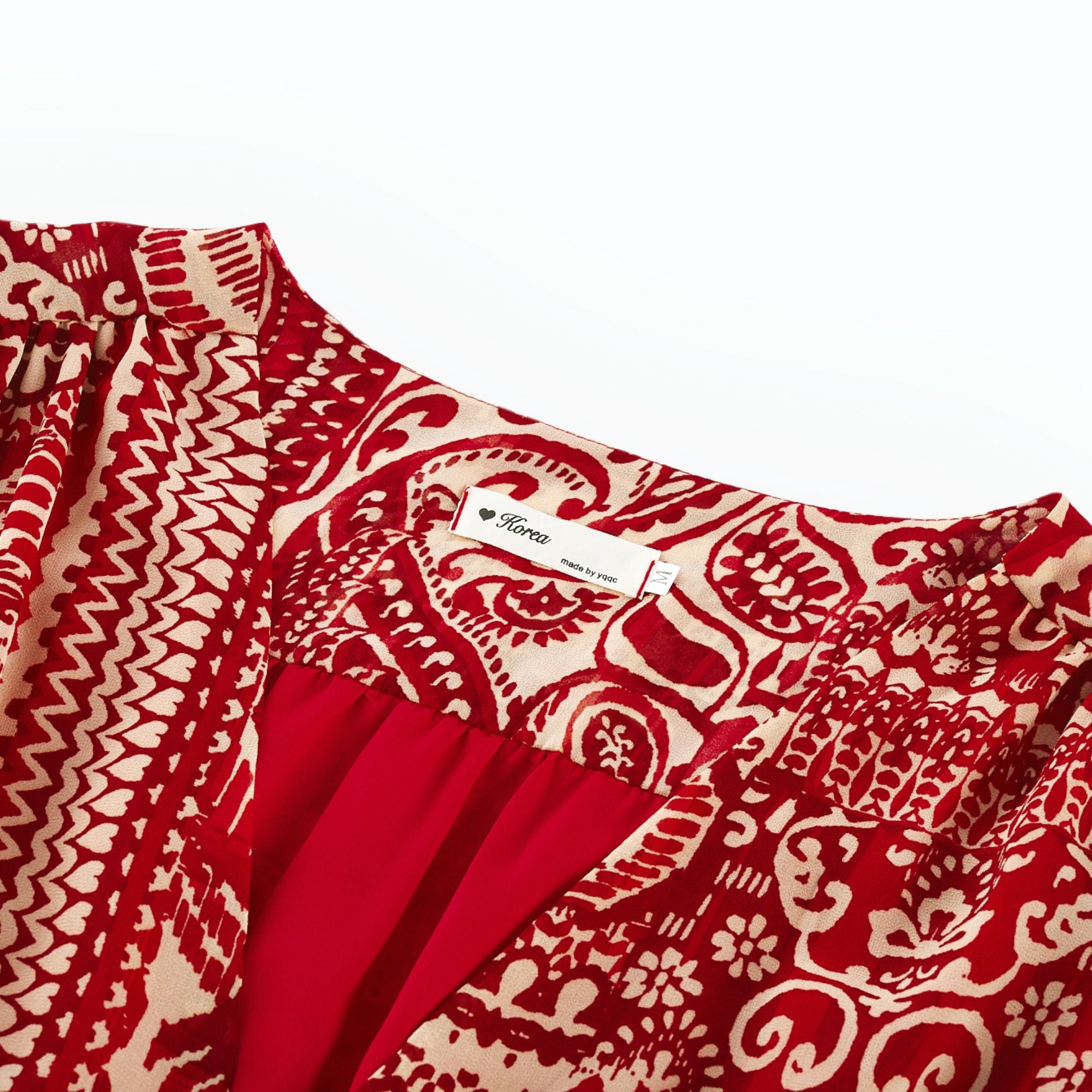 Camille pattern-print midi dress (US Only)