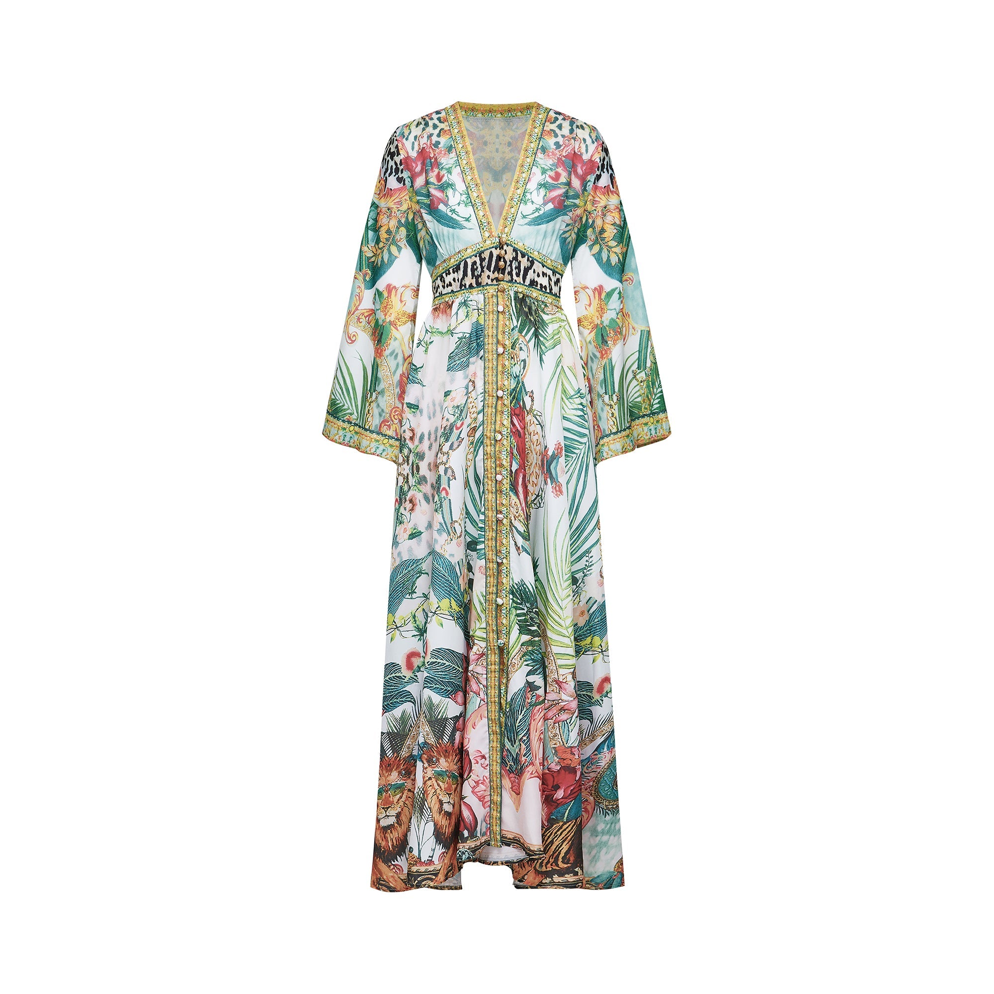 Cassandra graphic-print maxi dress (US Only)
