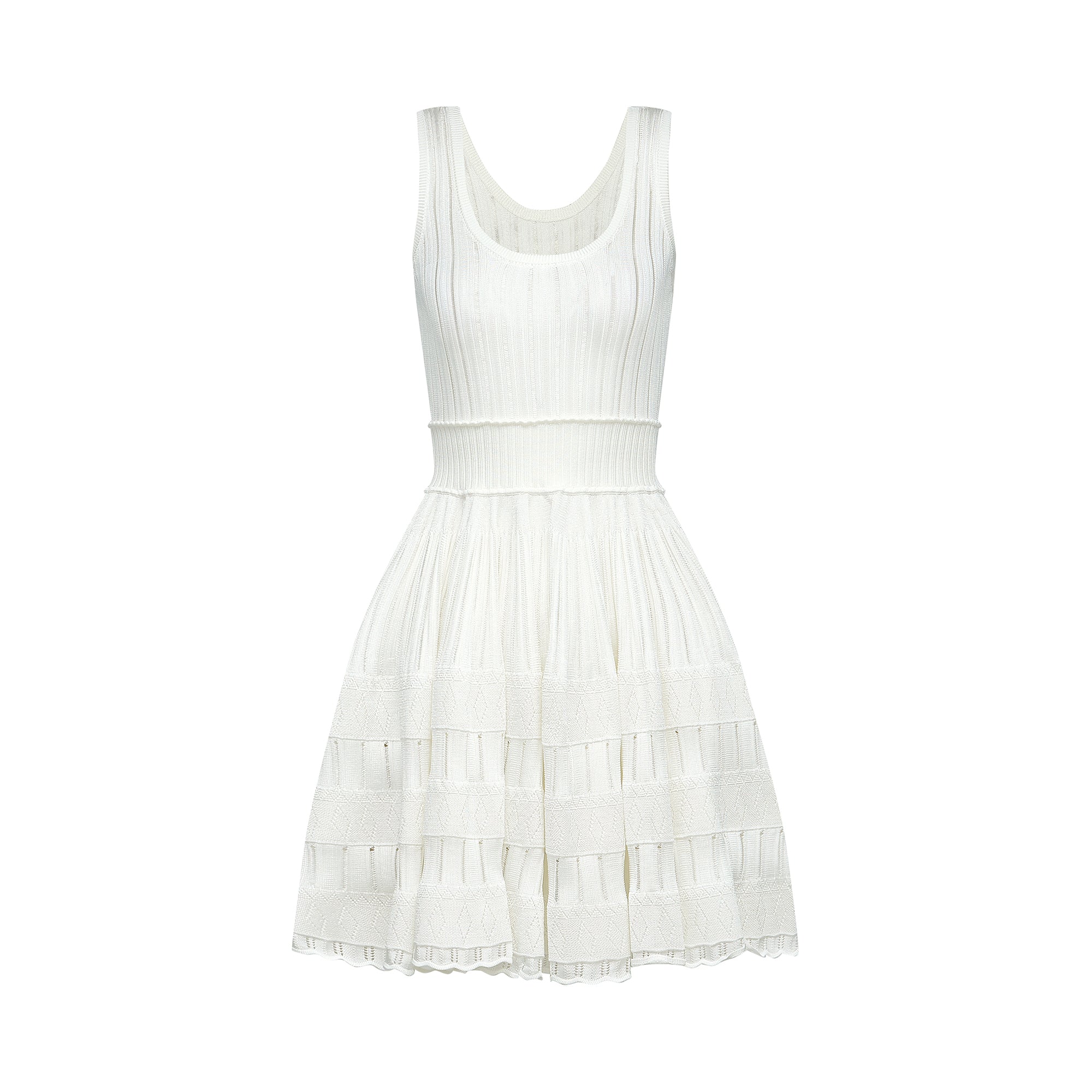 Noémie white cut-out pleated mini dress (Final Sale-US Only)