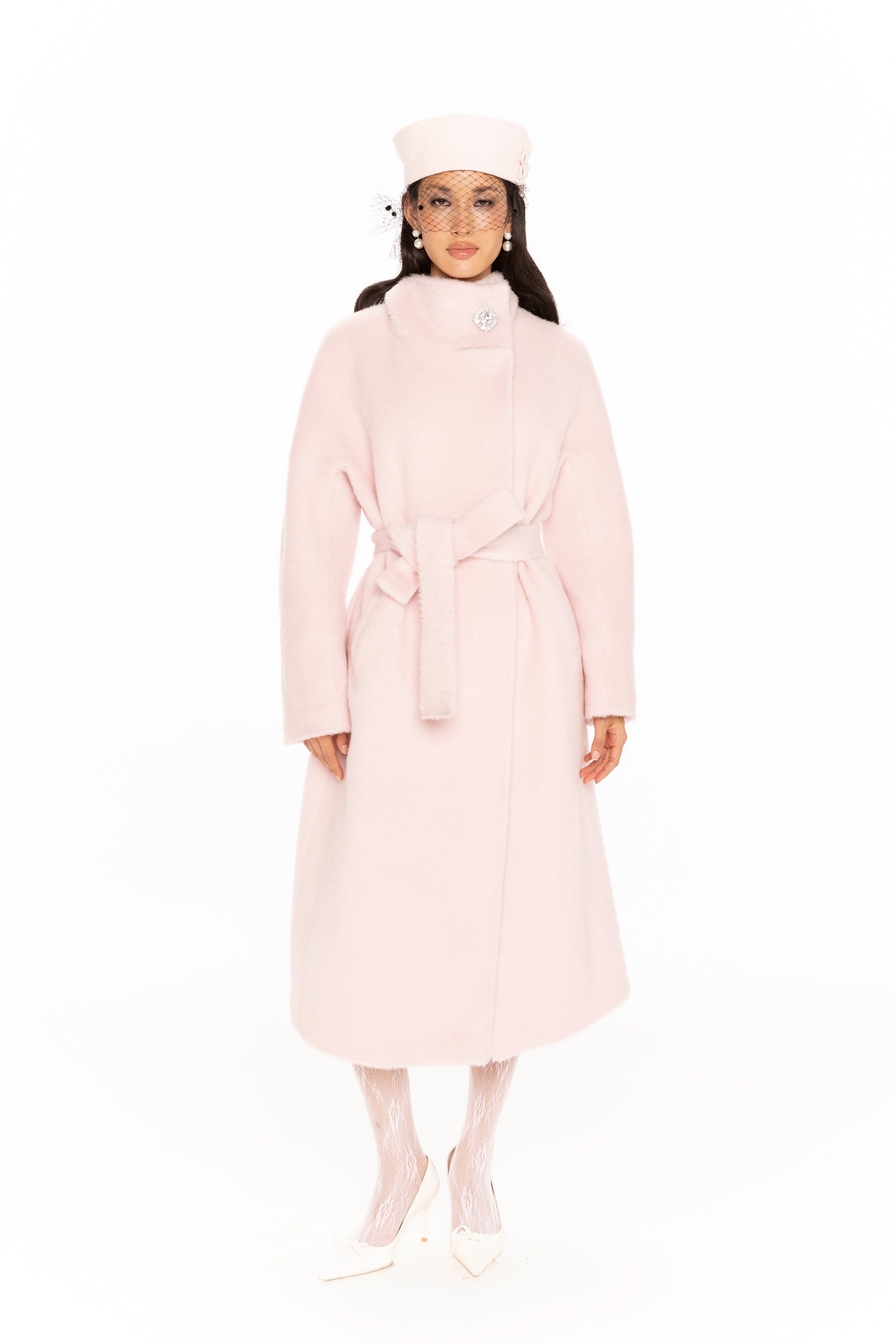 Audrey Long Coat (Pink)