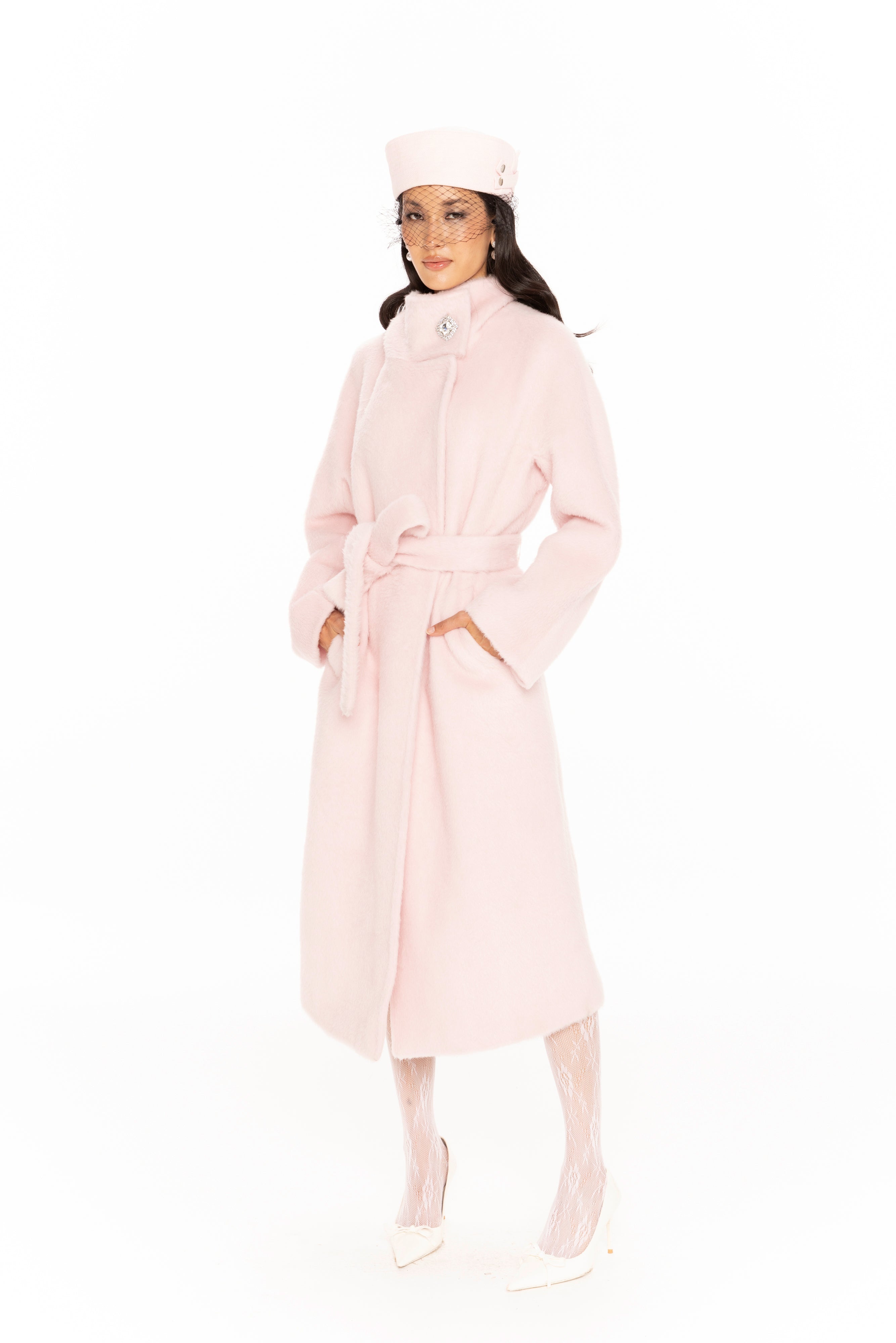 Audrey Long Coat (Pink)