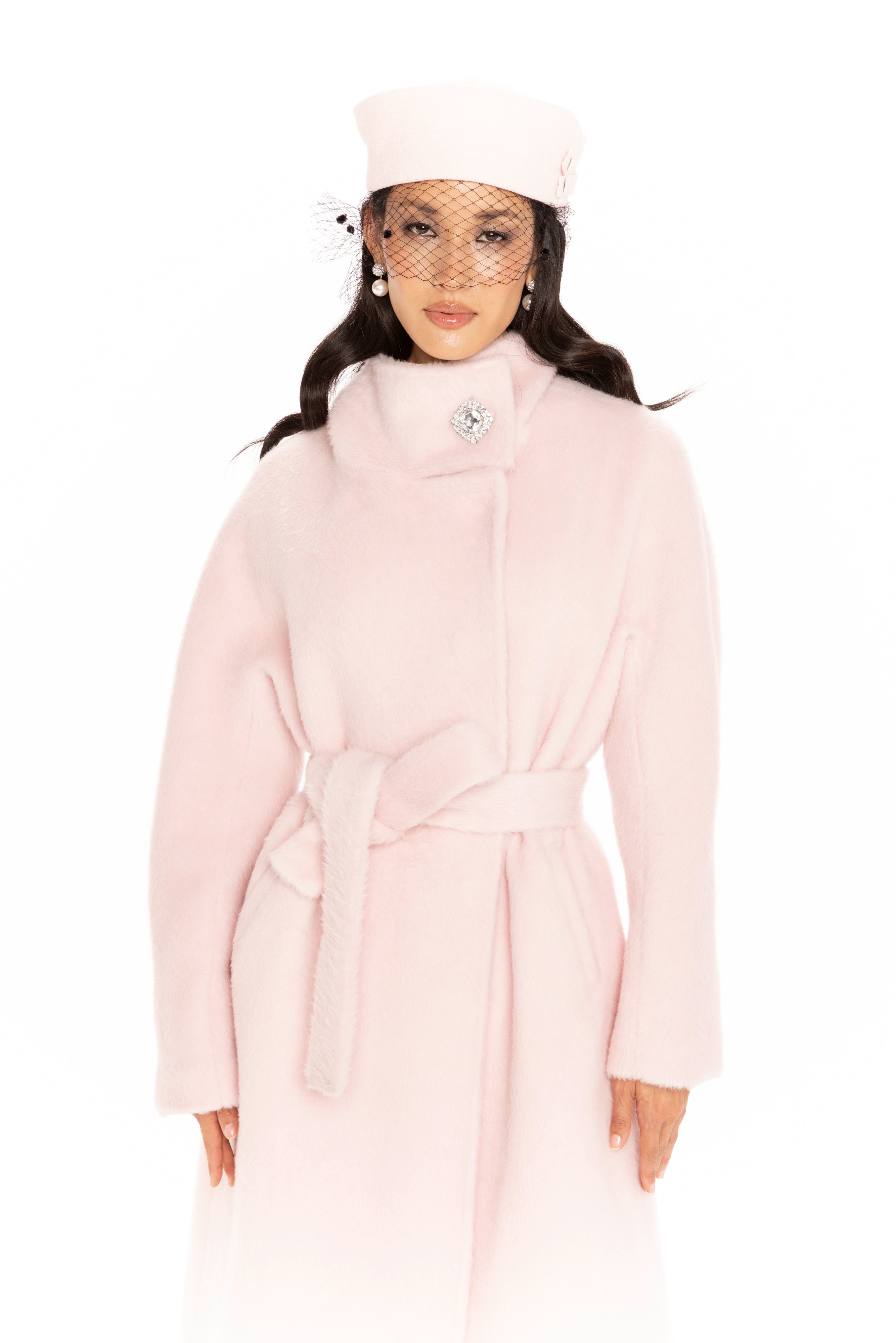 Audrey Long Coat (Pink)