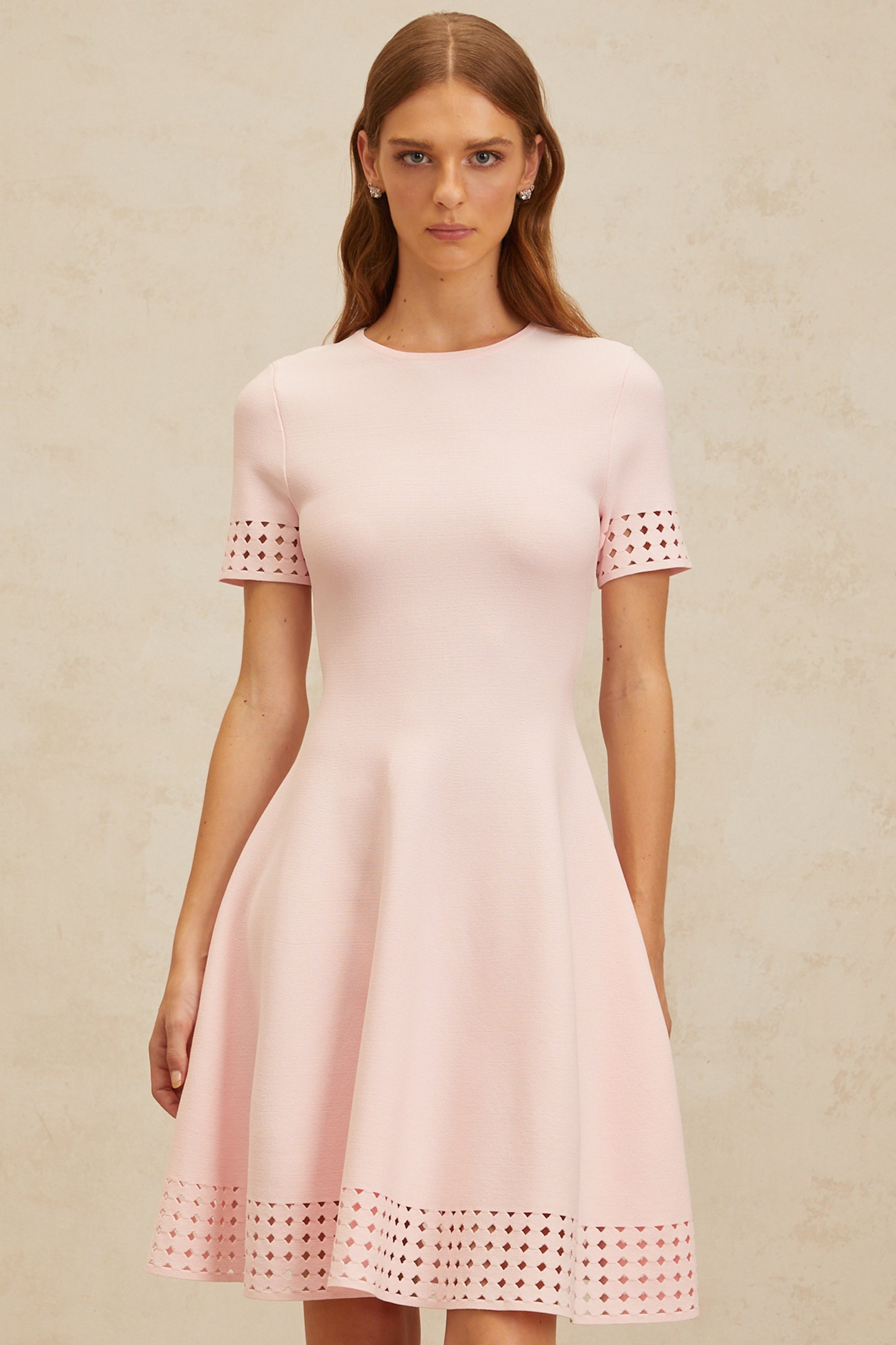 Isidore Pink Cut-Out Detail Knit Mini Dress (Final Sale-US Only)