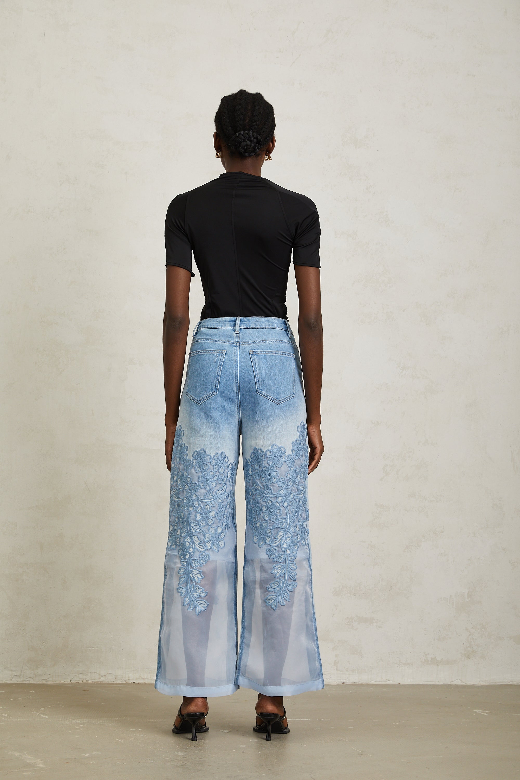 Carlota Black Asymmetrical Cut Out Bodysuit (Final Sale)