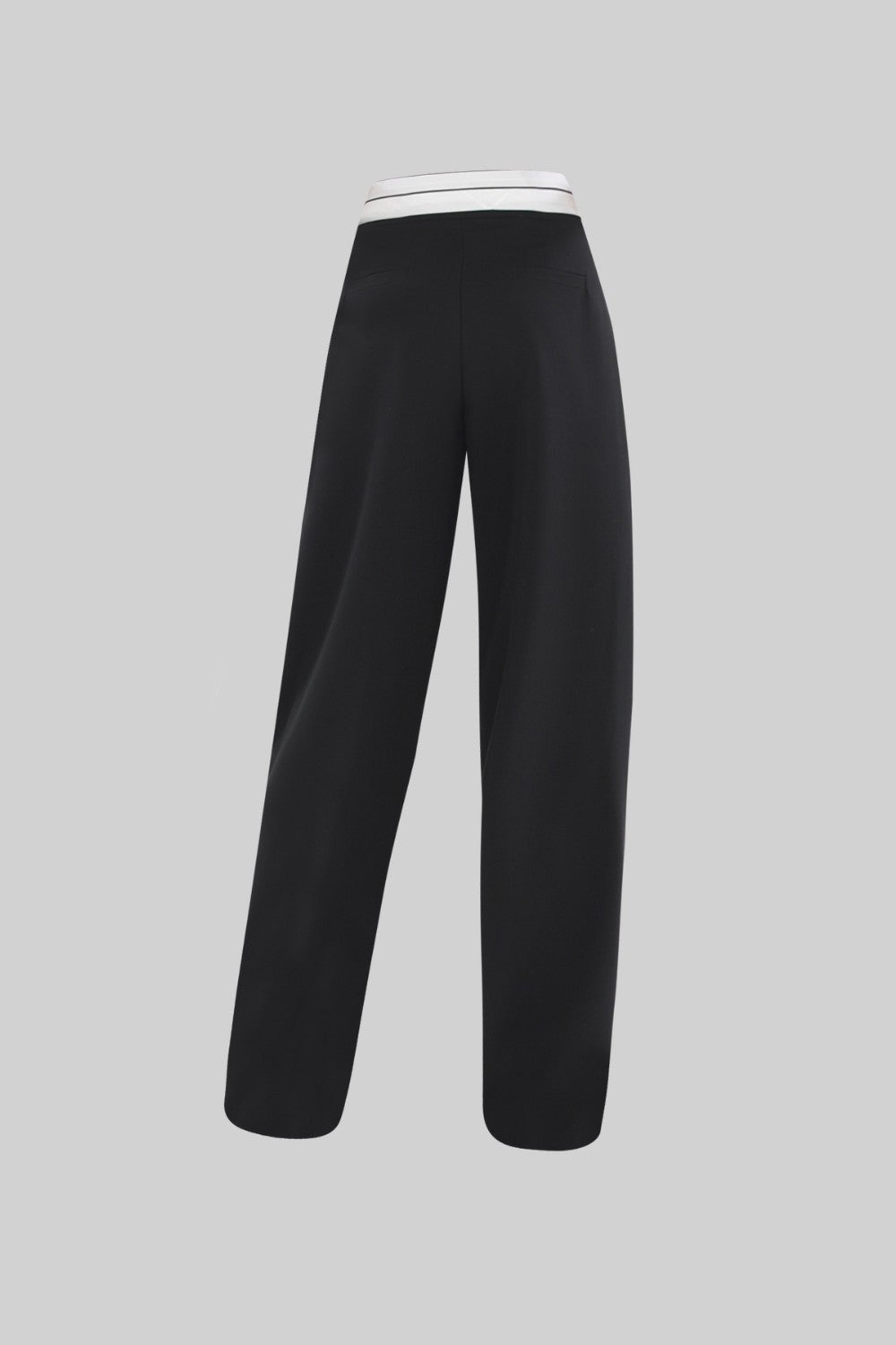 Wide Leg Trousers - Black