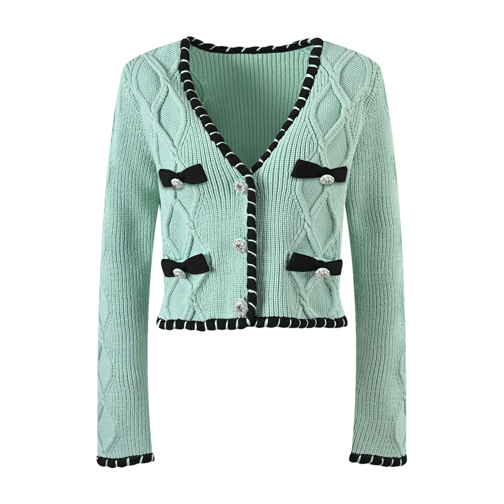 Juliette contrast-trim jacket & skirt matching set (US Only)