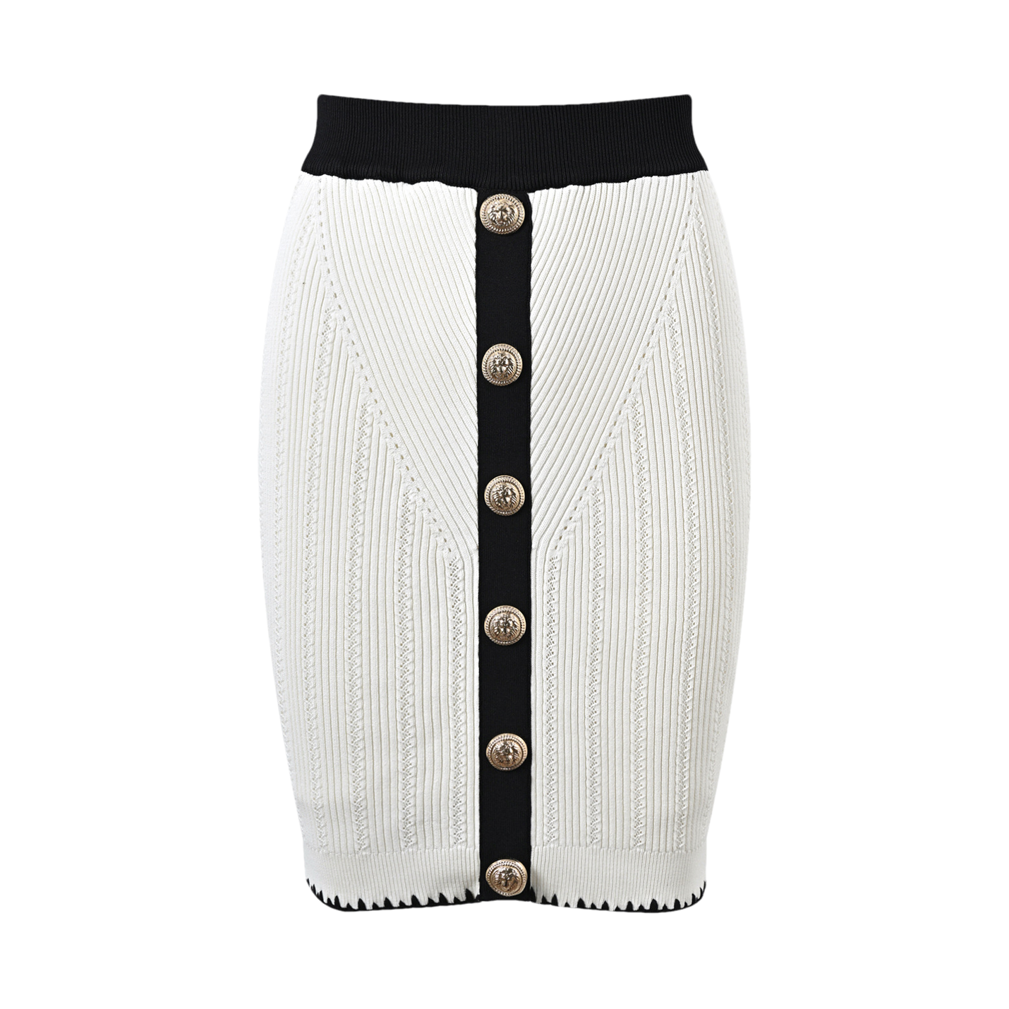 Éliane contrast-trim jacket & skirt matching set (Final Sale-US Only)