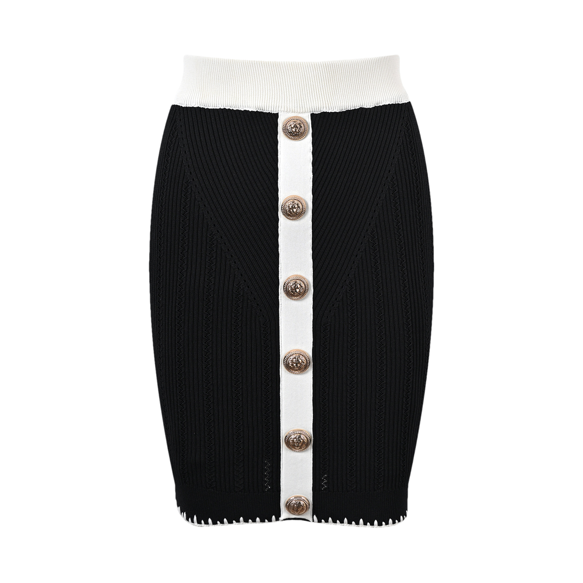 Éliane contrast-trim jacket & skirt matching set (Final Sale-US Only)
