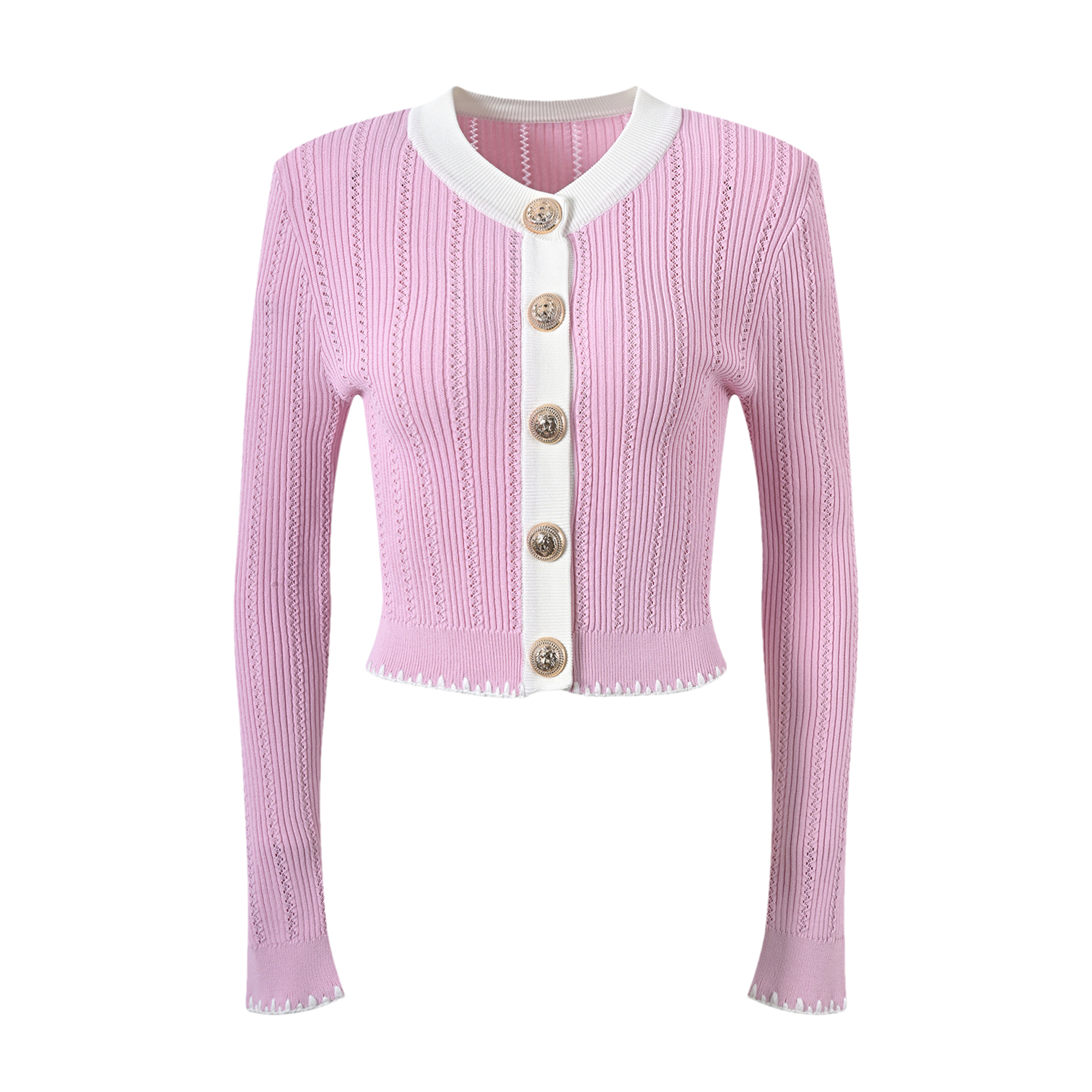 Éliane contrast-trim jacket & skirt matching set (Final Sale-US Only)