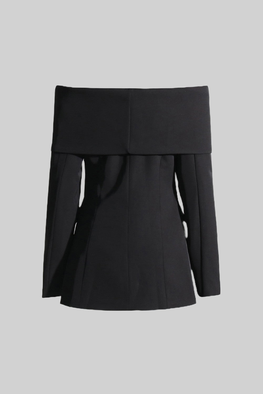 CALISTA Cut Out Shoulder Jacket - Black