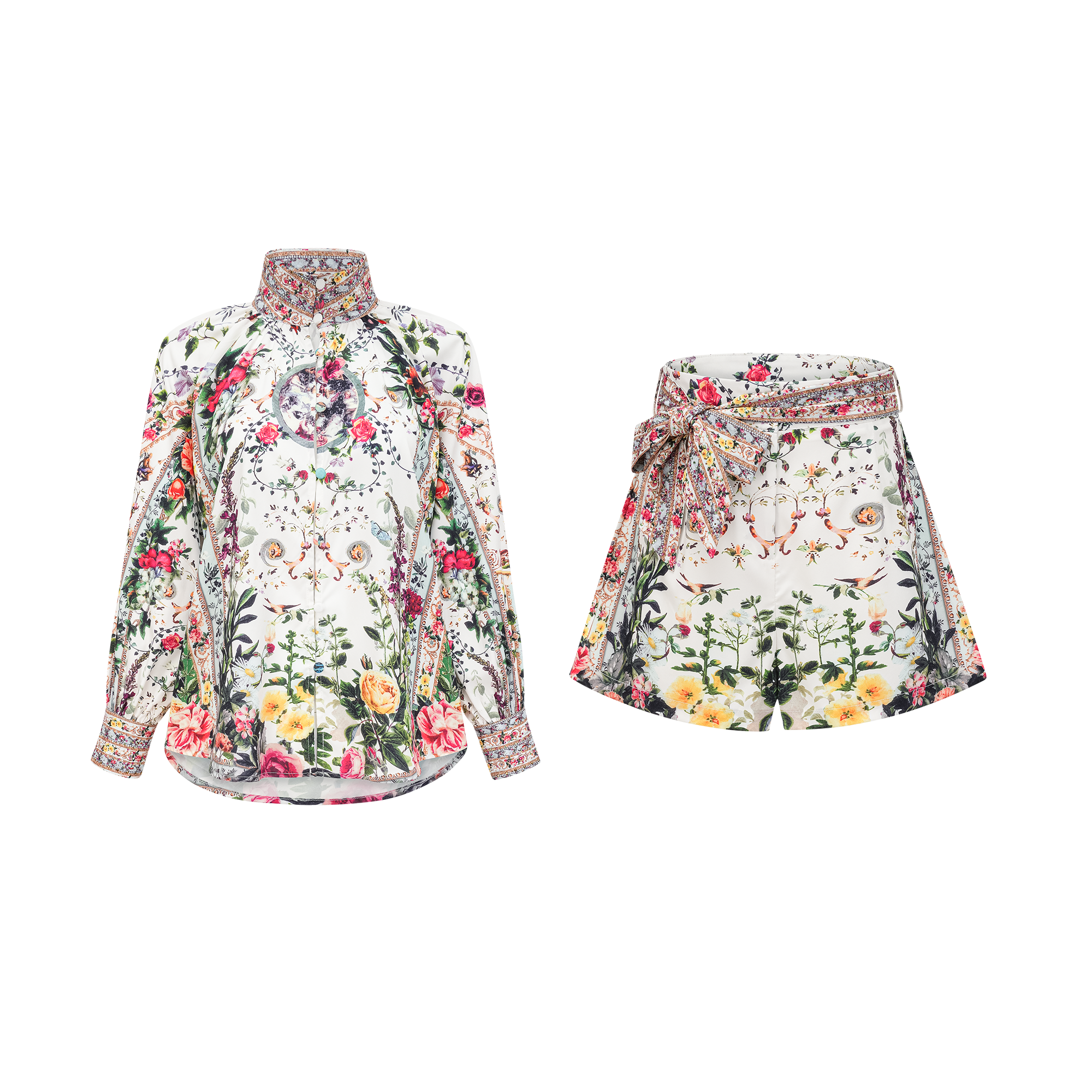 Anabella floral-print blouse & shorts matching set (US Only)