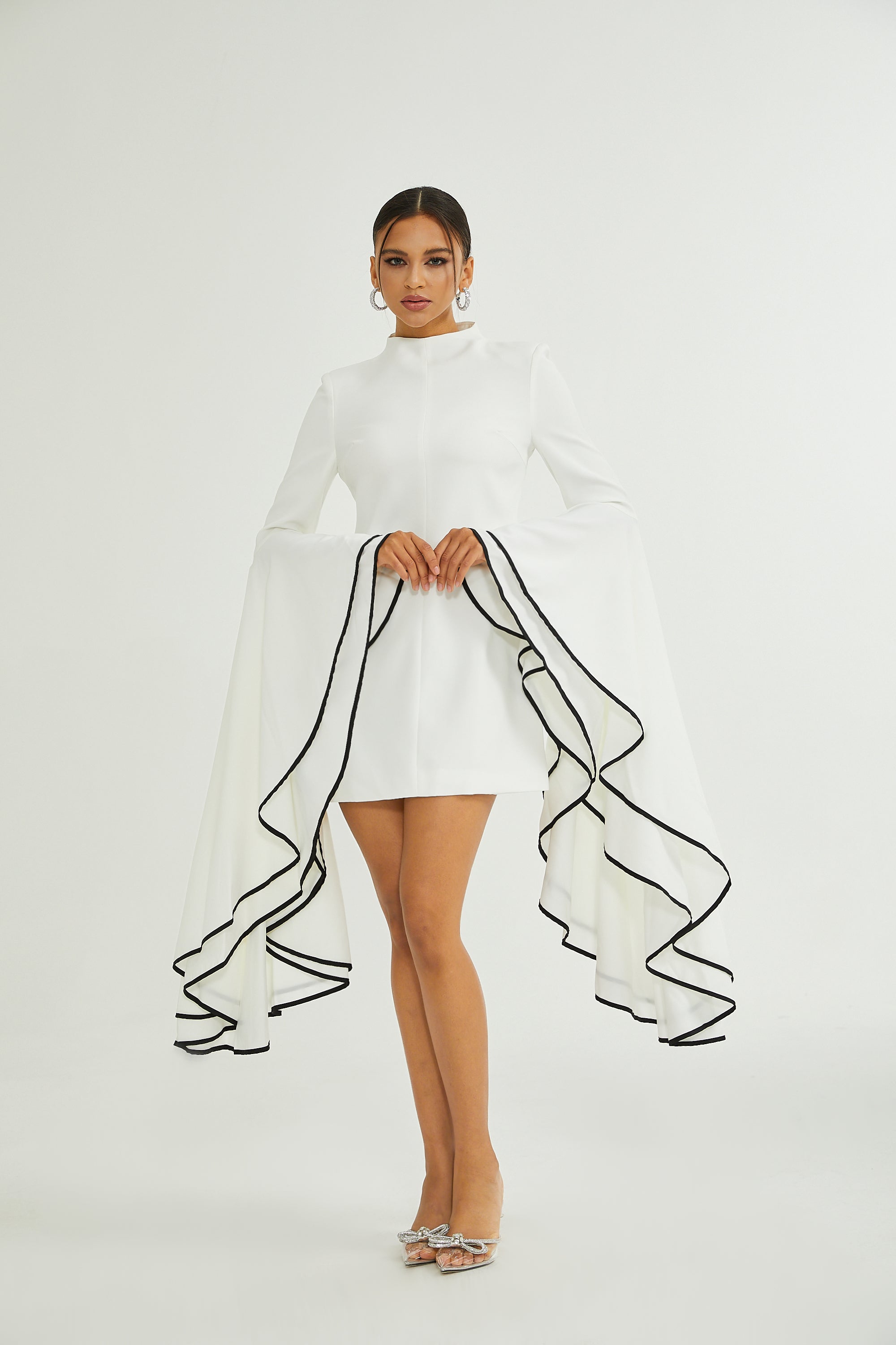 Madeleine ruffle-sleeve dress (Final Sale-US Only)
