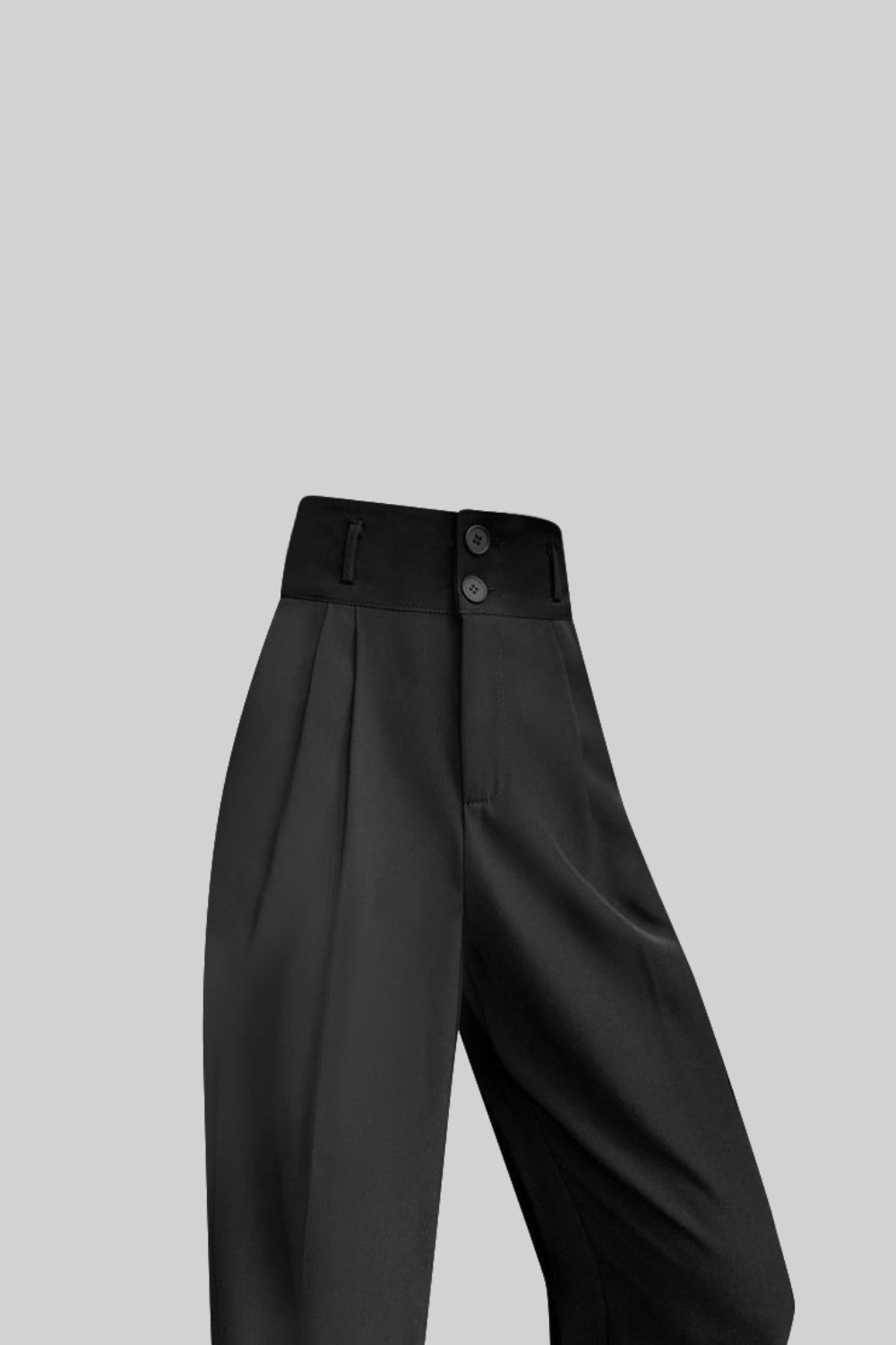 MELIORA High Waist Loose Pants - Black