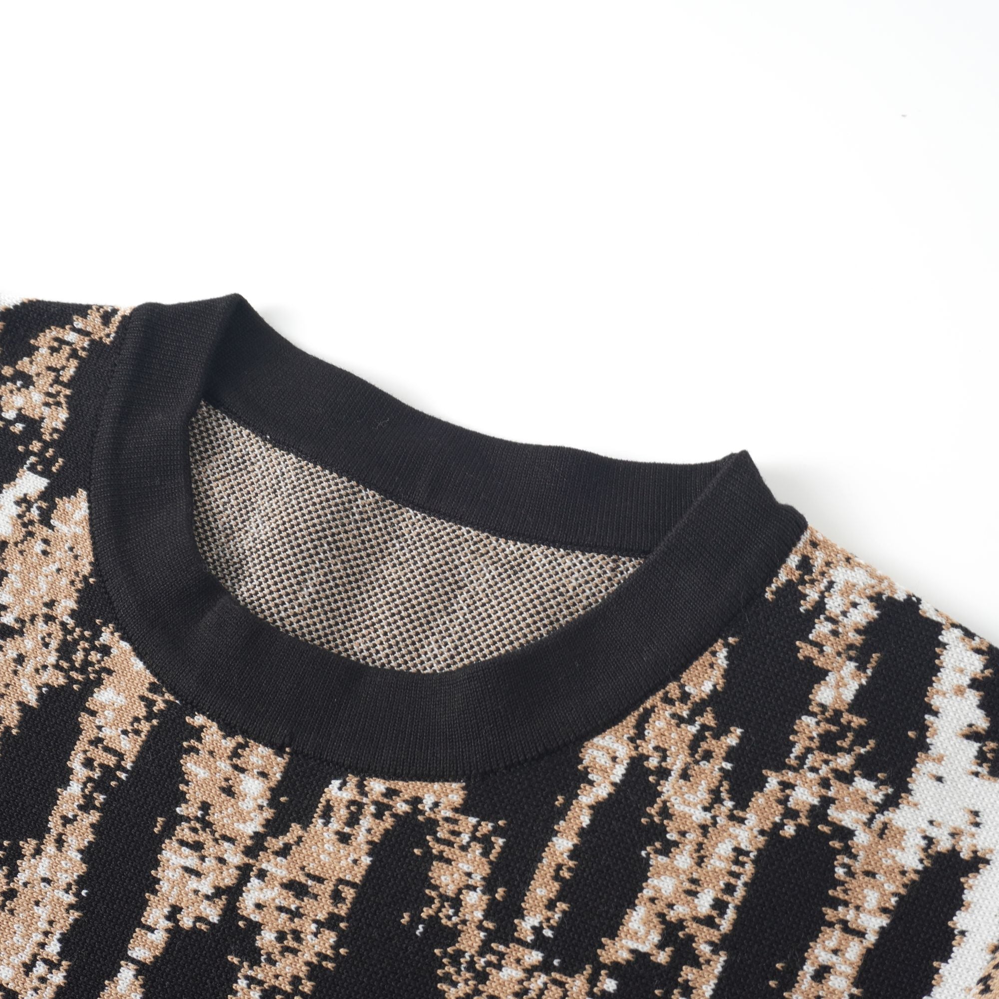 Lucie Brown Leopard Knit Mini Dress (Final Sale)