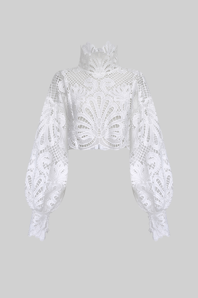 Victorian top - White