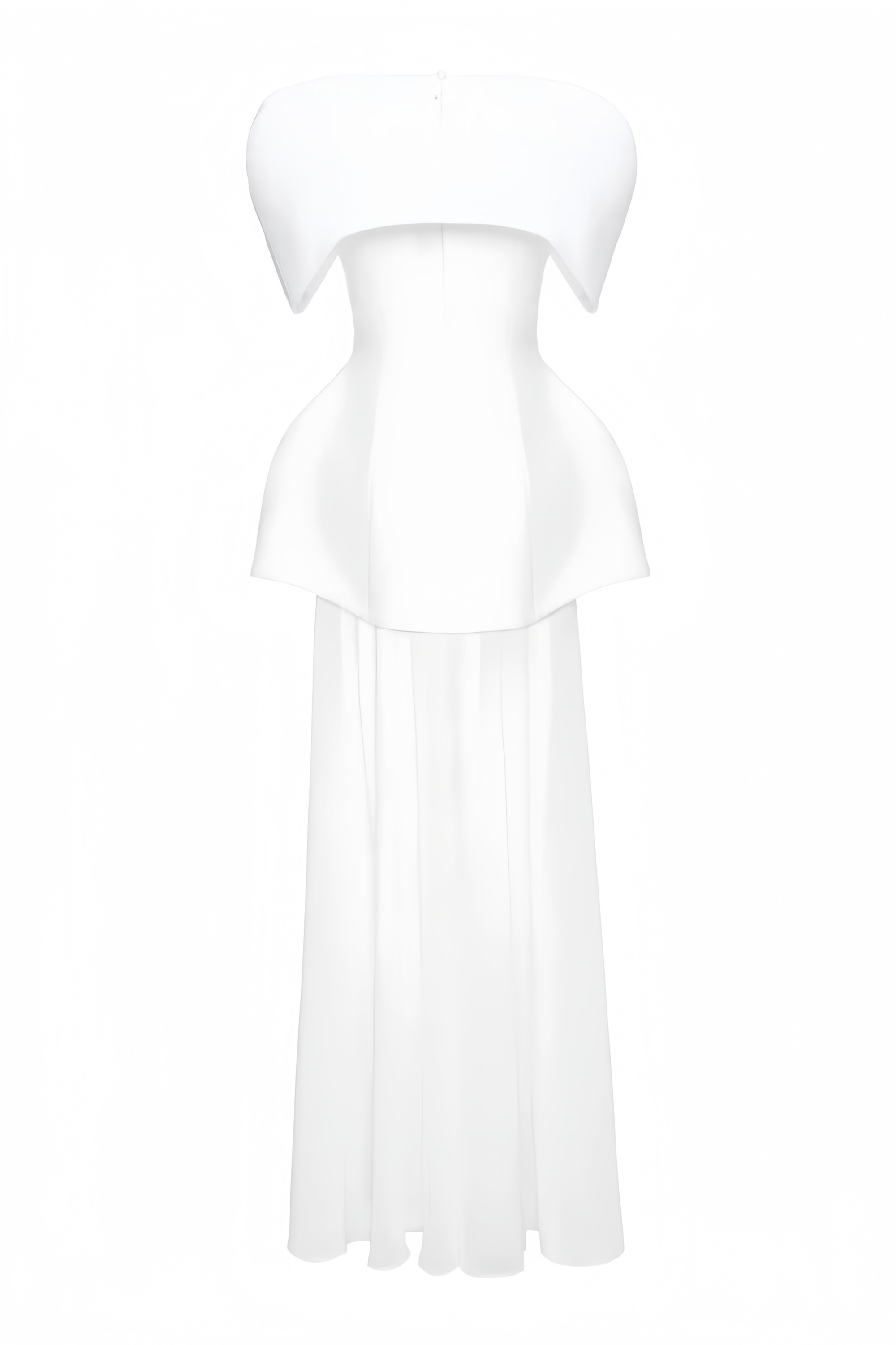 Auriane Layered Cape Sculptural Maxi Dress Set