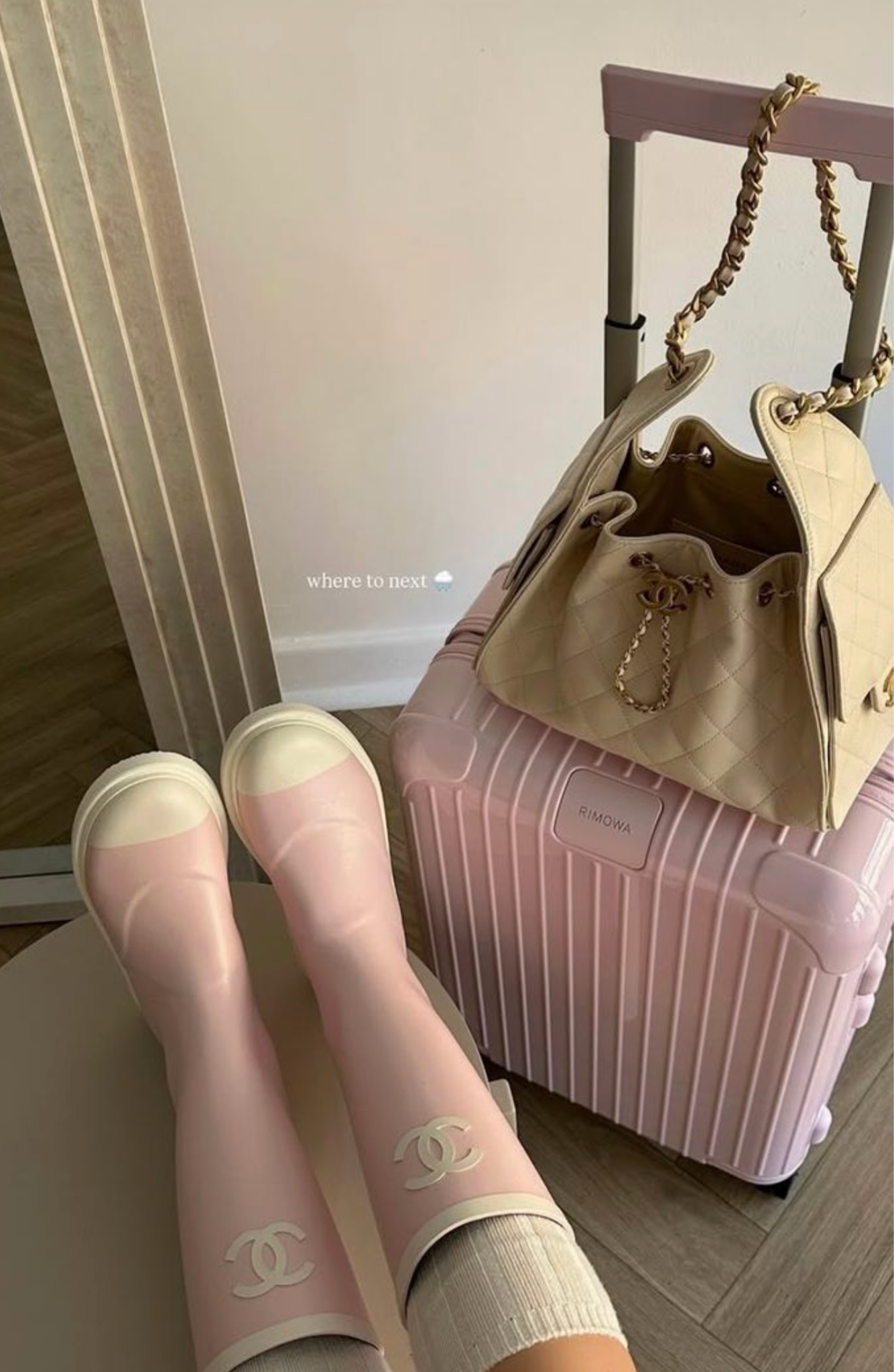 Rimo luggage Rose Ballerina cabin essential - Pink