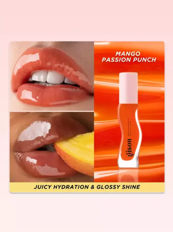 Honey Infused Tinted Lipgloss  Oil - Mango Passion Punch