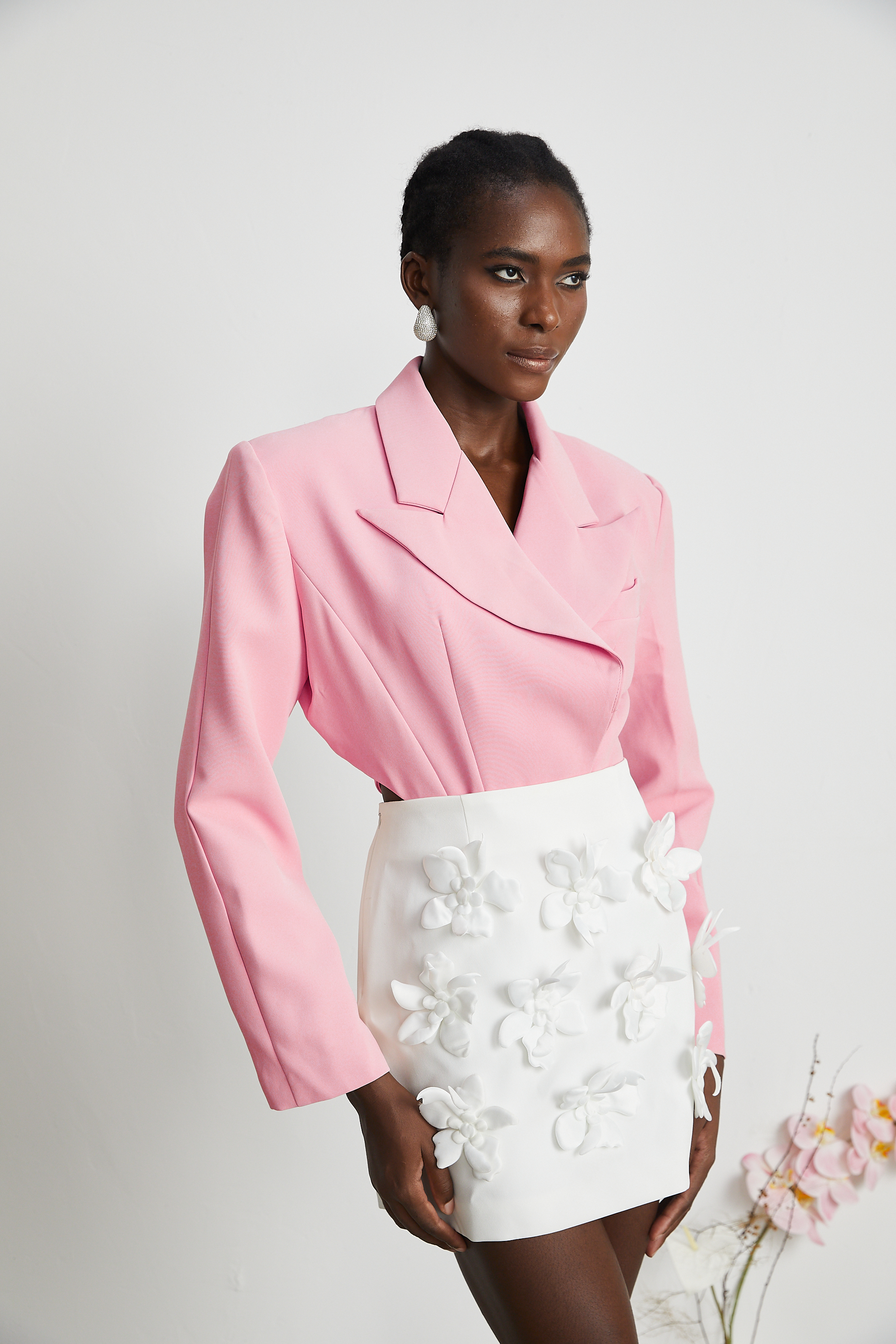 Adèle cut-out jacket bodysuit (US Only)