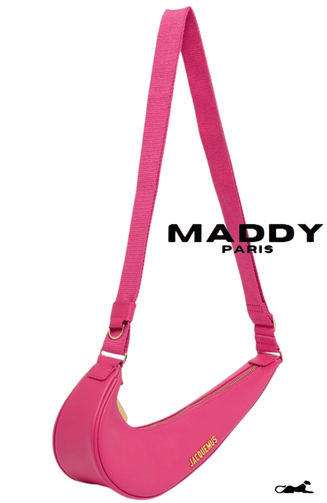 Jac Le Sac Swoosh Shoulder Bag – Pink