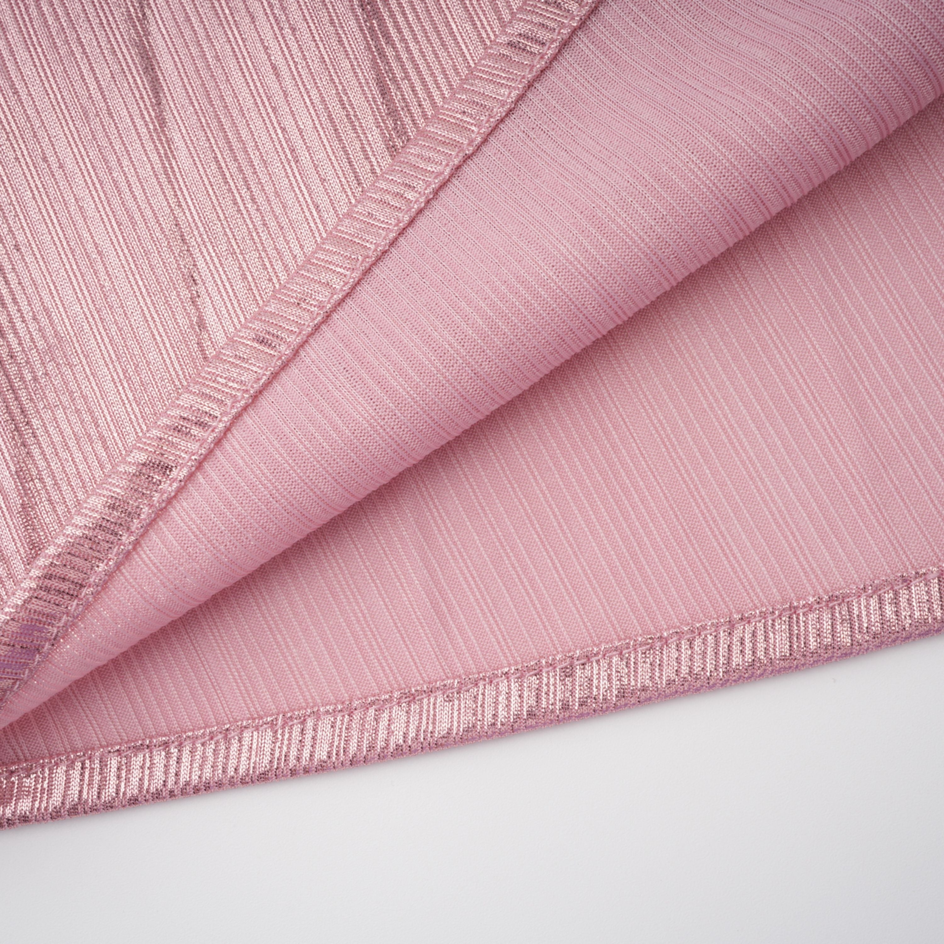Alchimie Pink Glossy Pleated Maxi Dress (Final Sale-US Only)