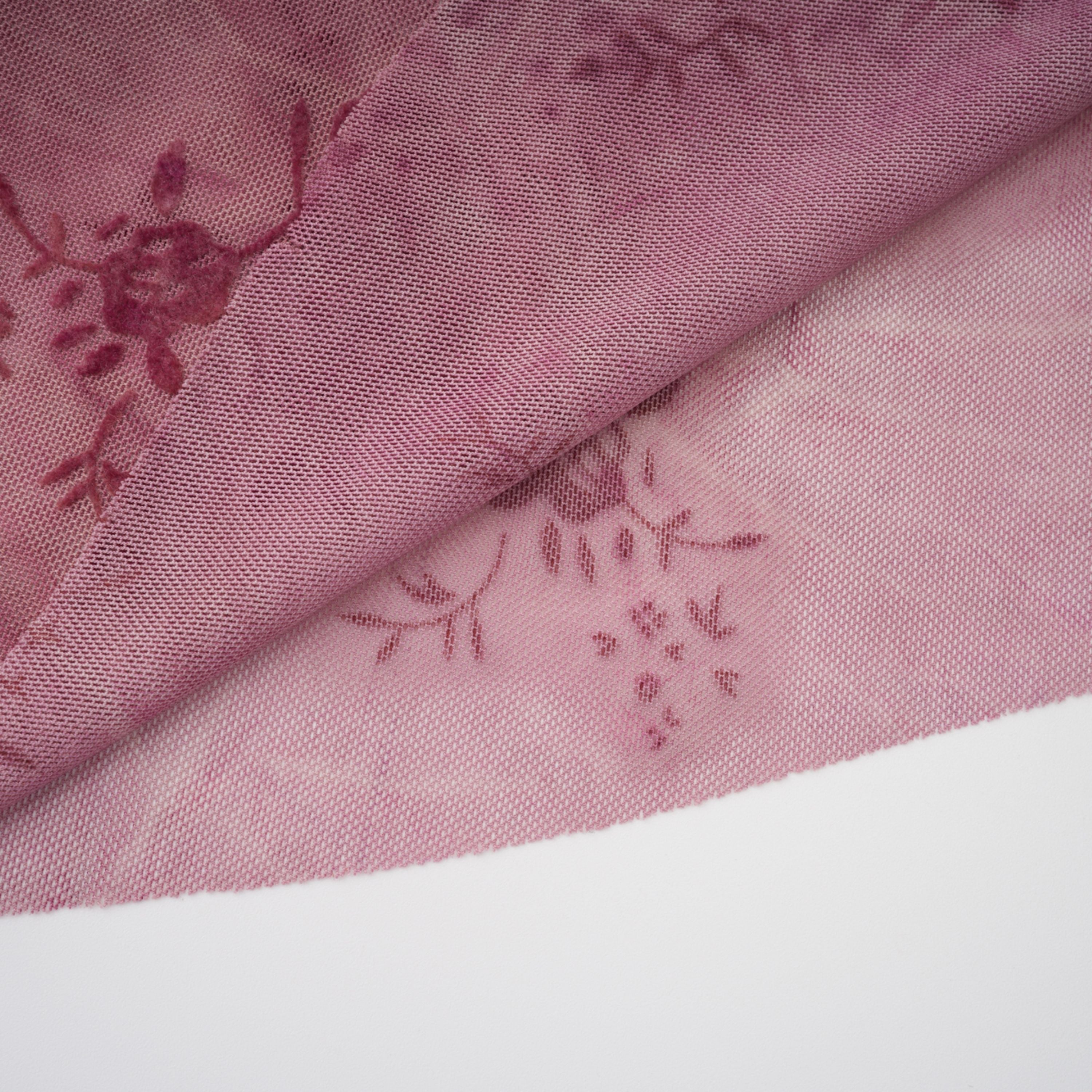 Ariadne Pink Flocked Tulle Maxi Dress (Final Sale-US Only)