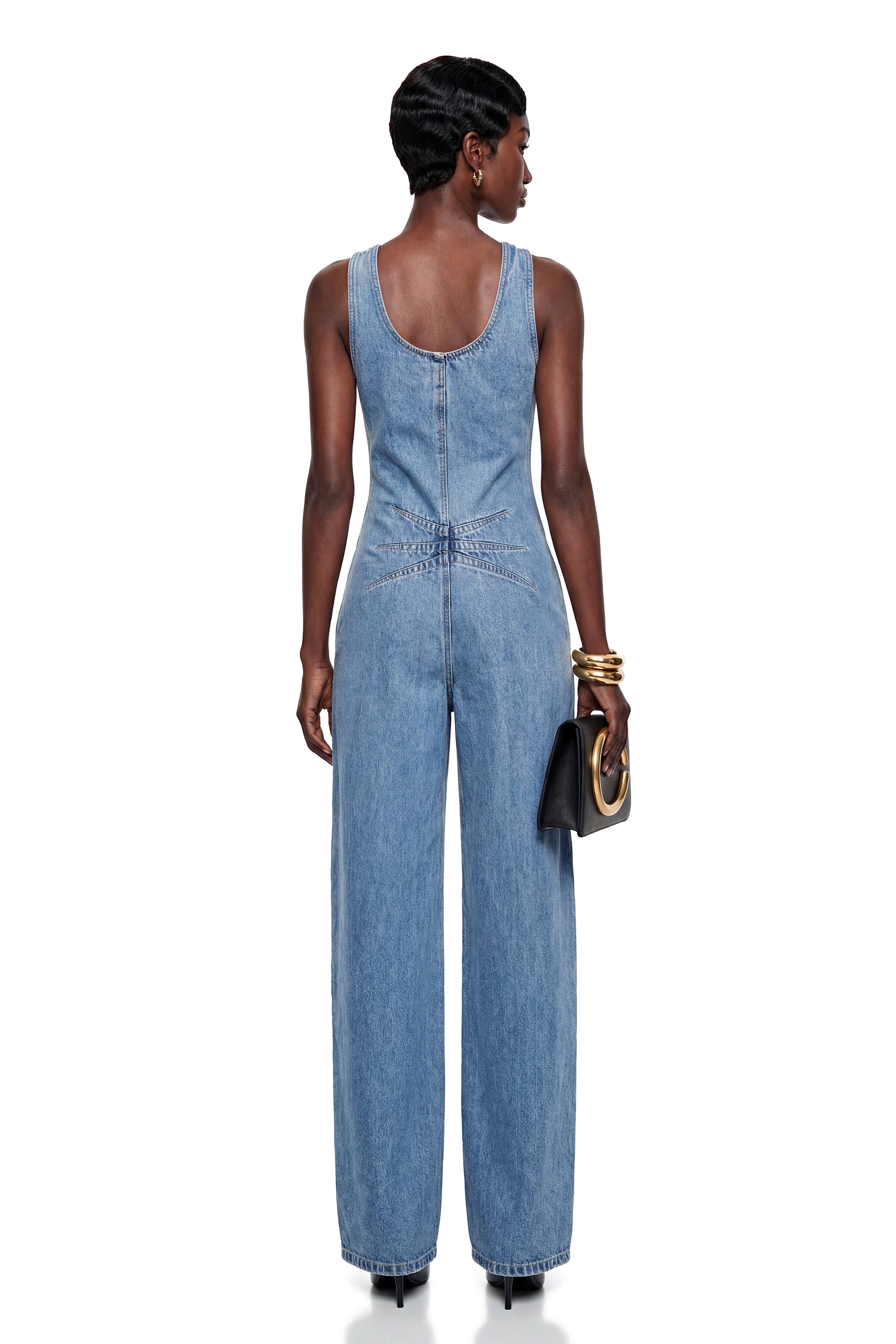 Chakame Blue Denim Overalls