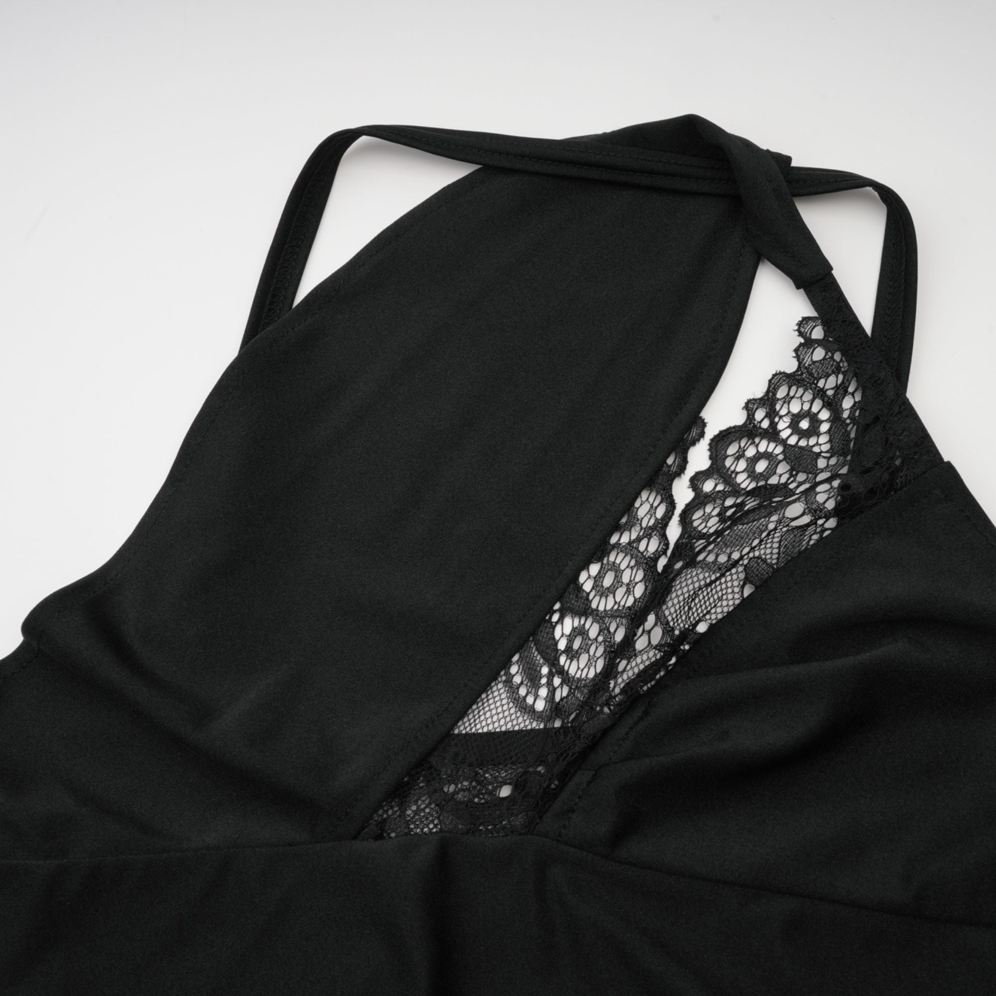 Juana lace-detail asymmetrical mini dress (Final Sale)