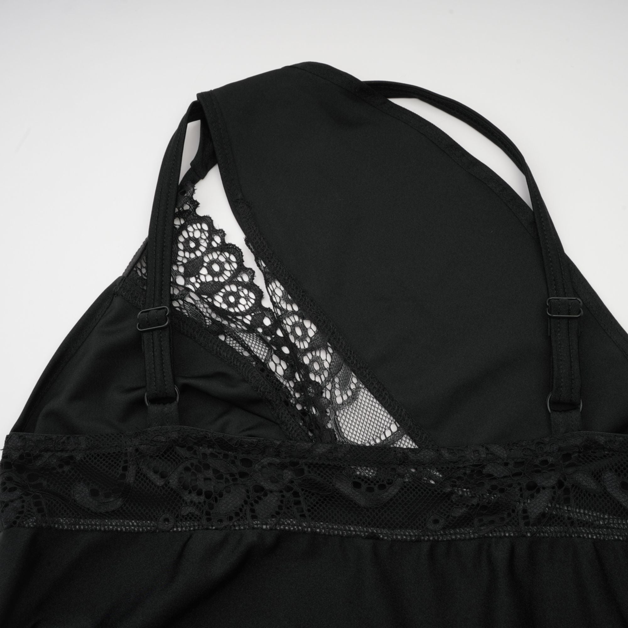 Juana lace-detail asymmetrical mini dress (Final Sale)