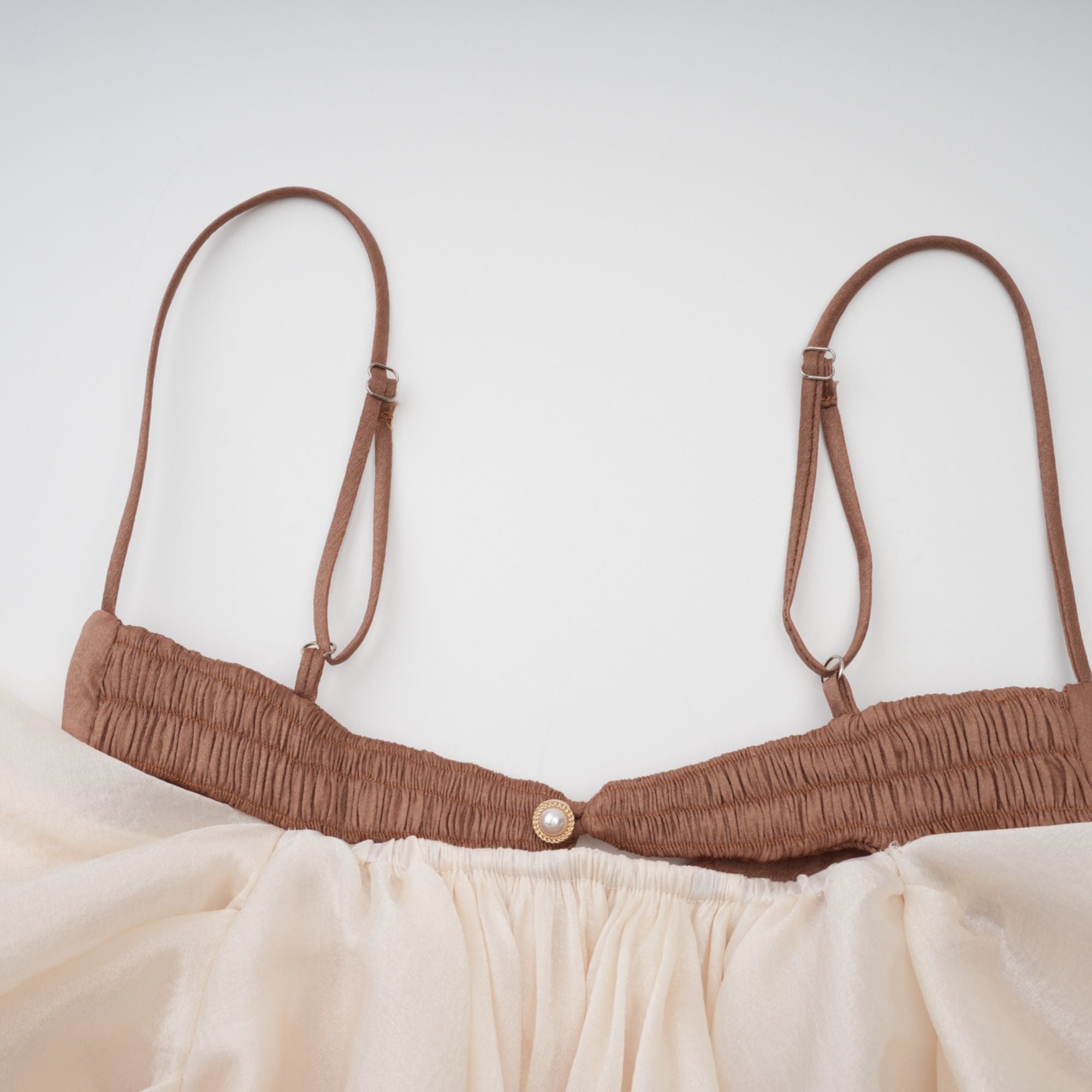 Laura puffy-design mini dress