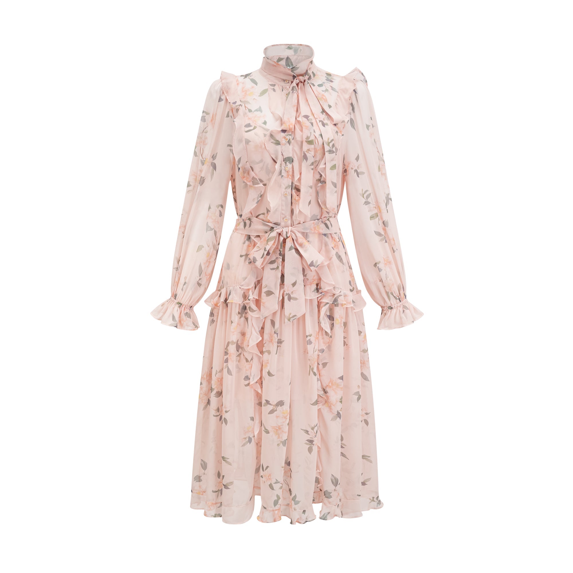 Clothilde ruffled midi dress