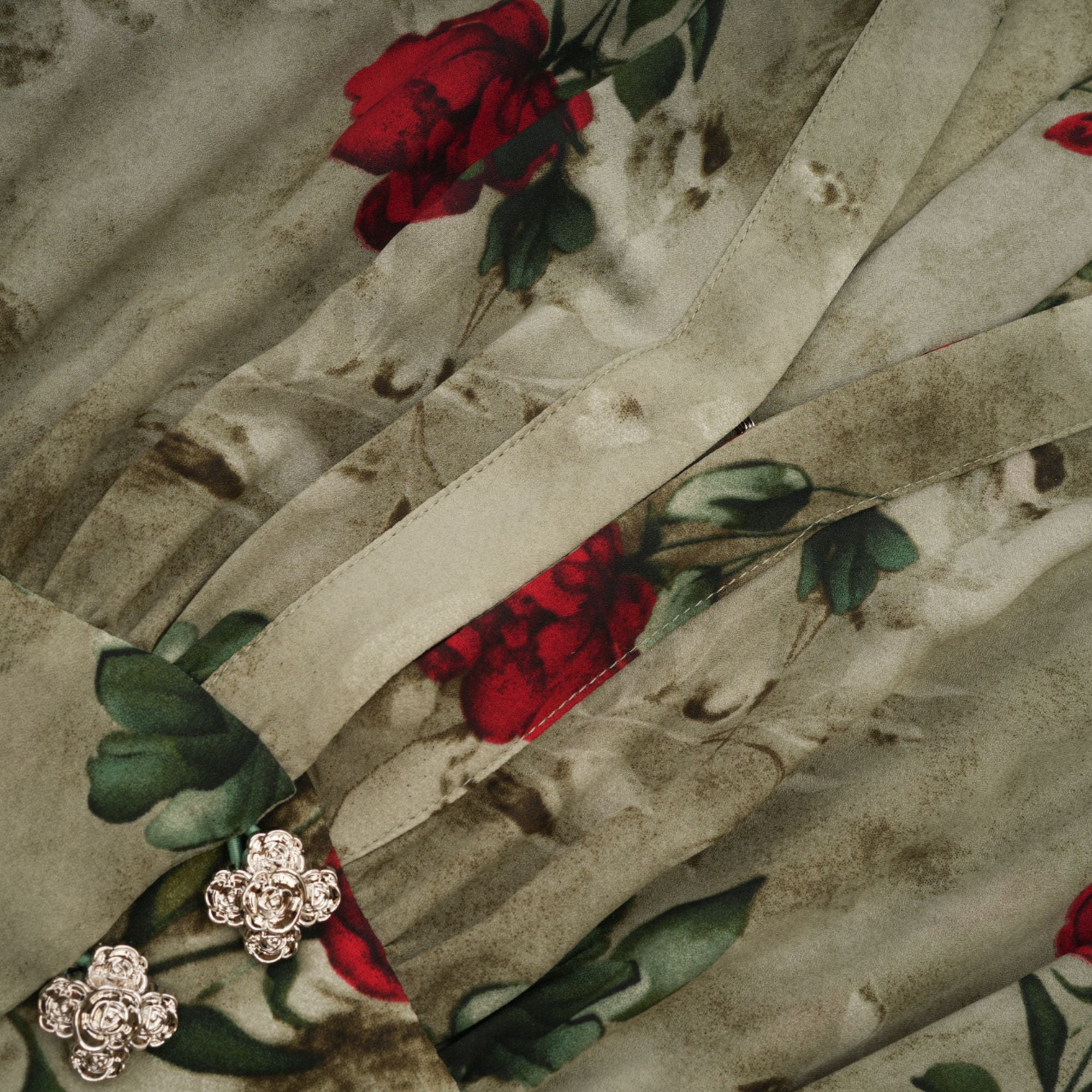 Mélisande floral-print V-neck midi dress (Final Sale-US Only)