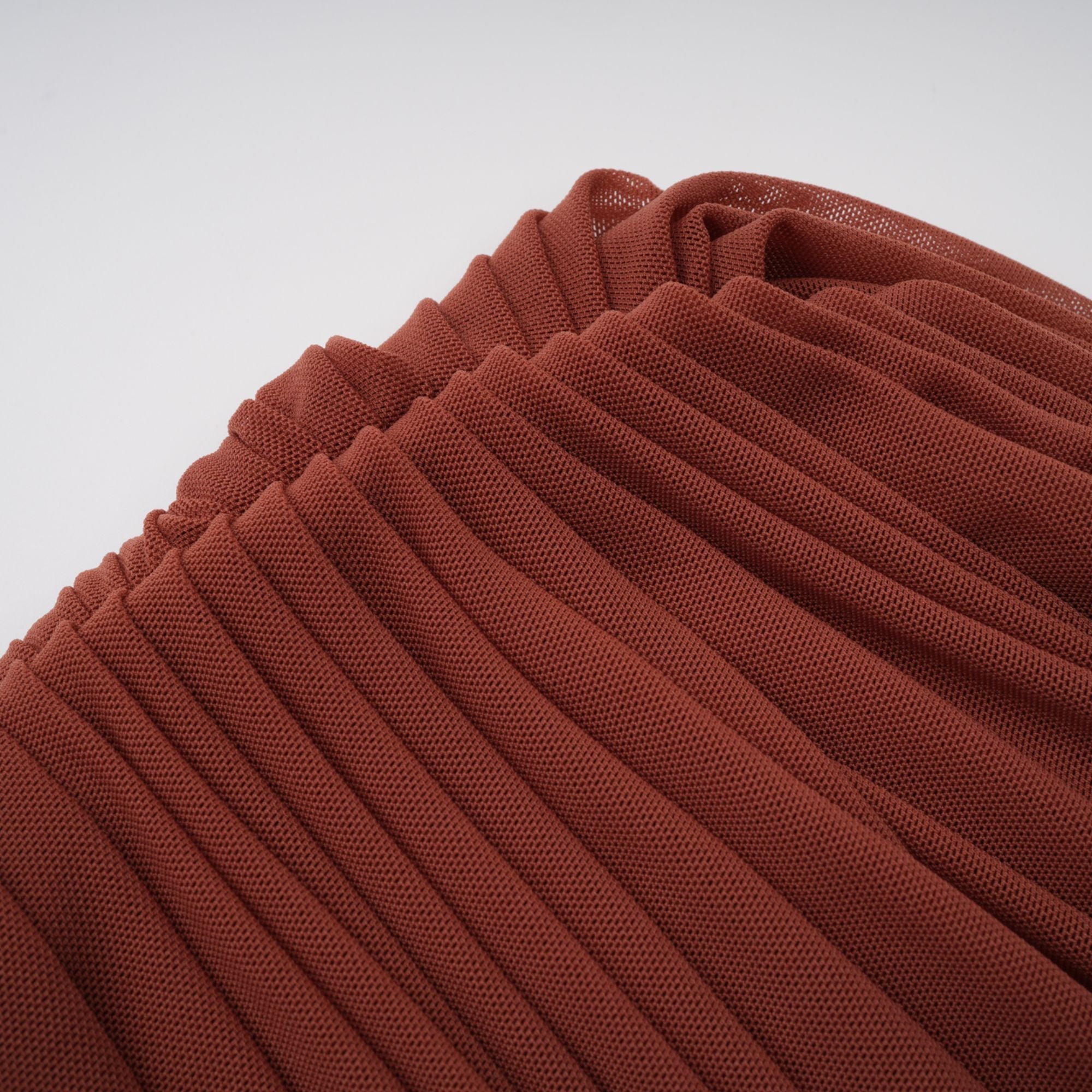 Danaé Brown Shirred-effect Draped Maxi Dress