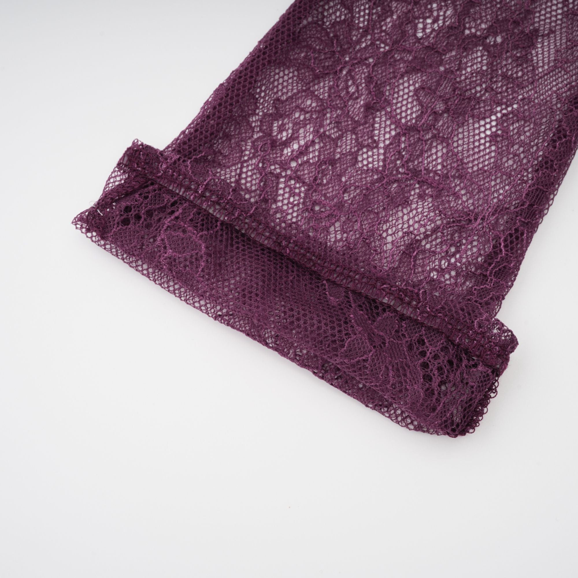 Borbála Magenta Lace Bodice Ruched Maxi Dress