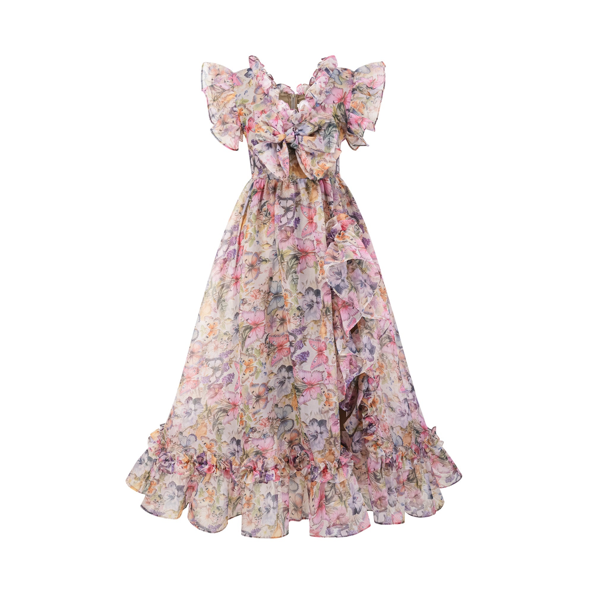 Margaux off-shoulder ruffled midi dress (Final Sale-US Only)
