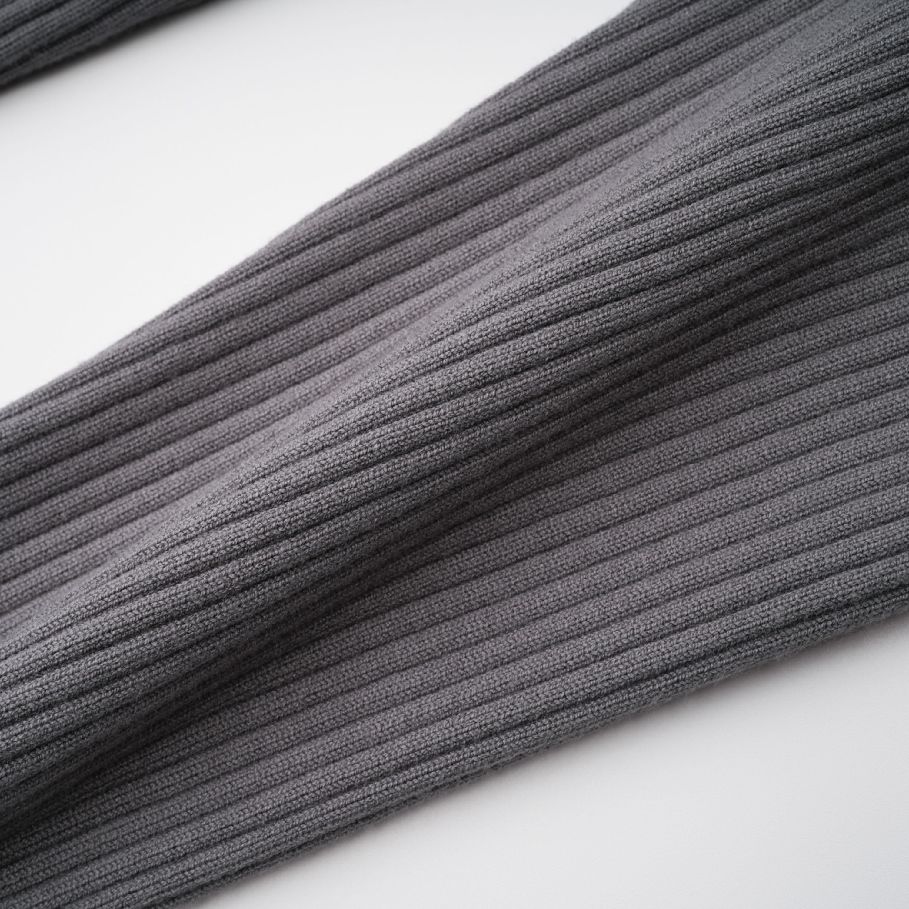 Claire Grey Ribbed Knit Bodysuit & Trousers Set