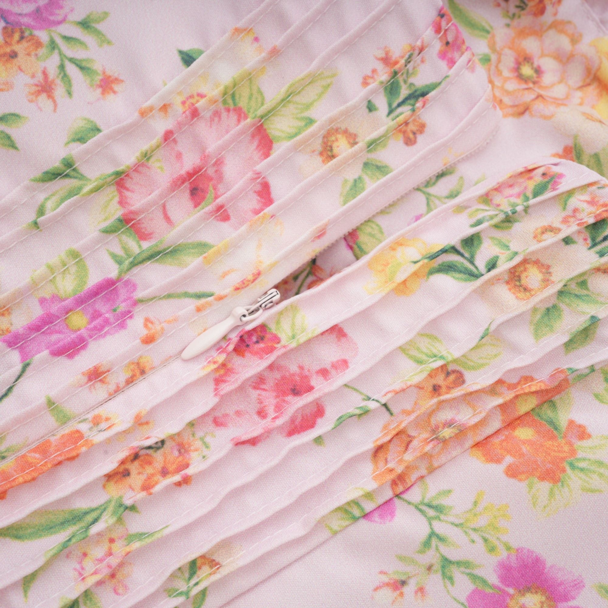 Kara floral-print cotton mini dress (Final Sale)