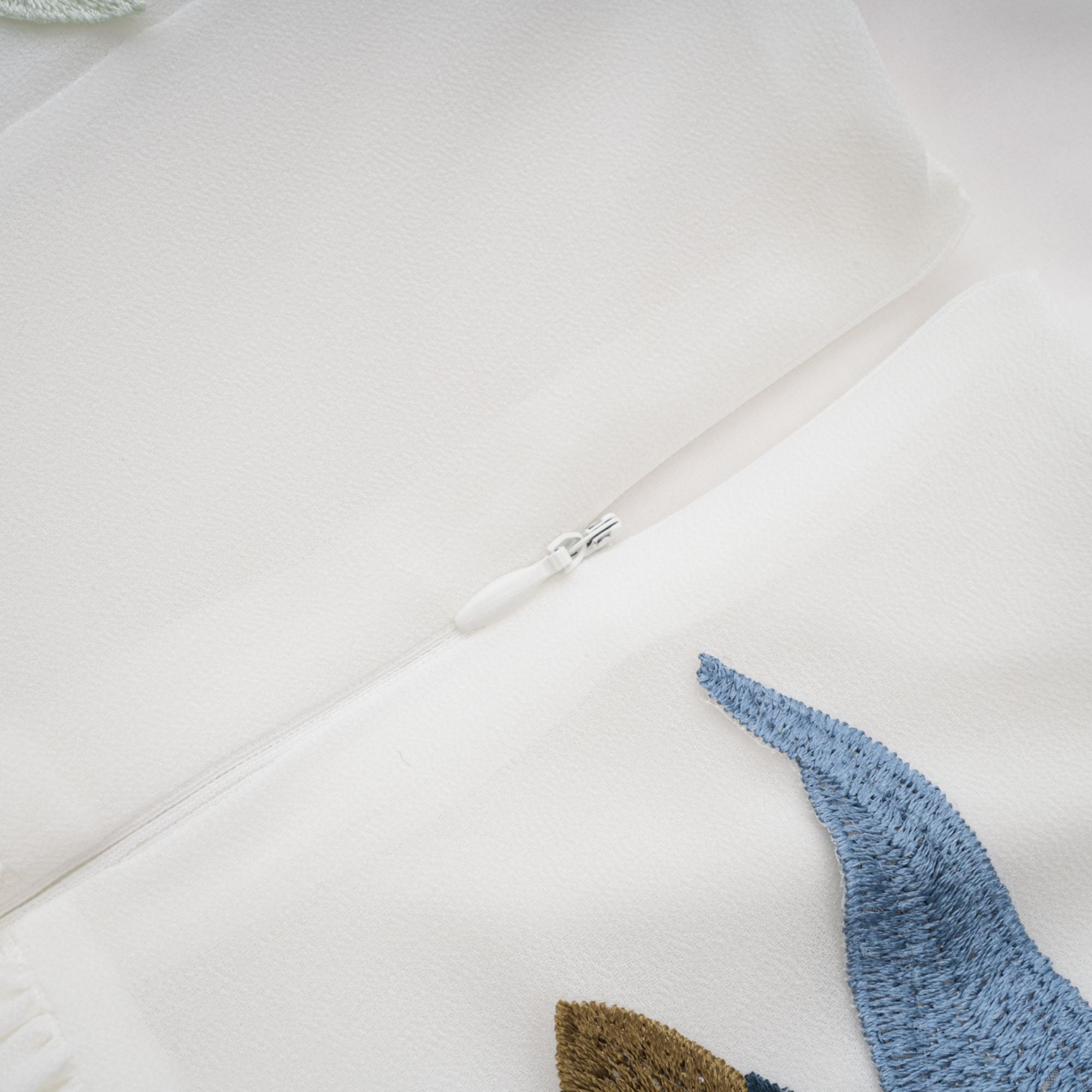 Josette floral-embroidered shirred maxi dress in White (Final Sale-US Only)