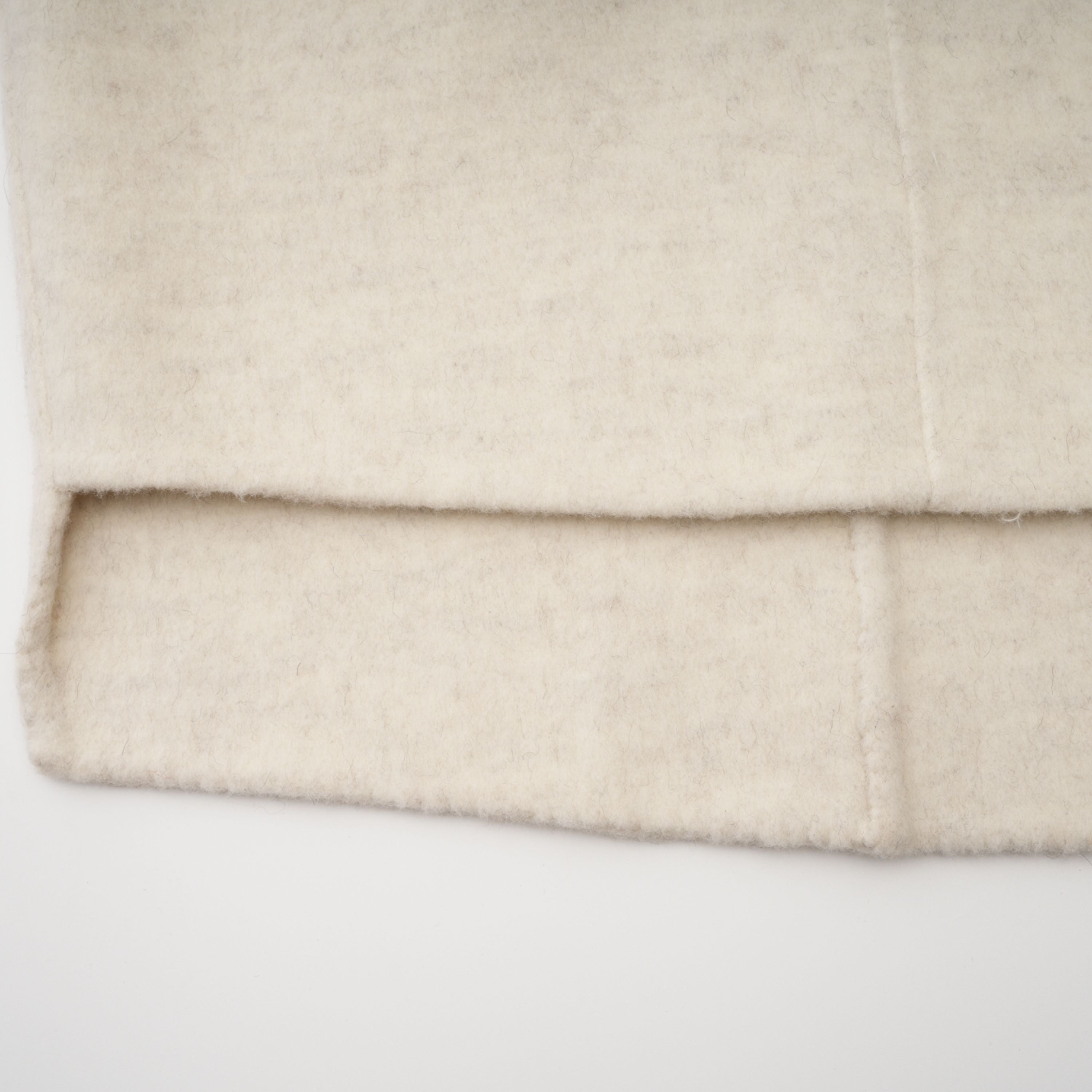Cecilia White Belted Fur Trim Coat (Final Sale-US Only)