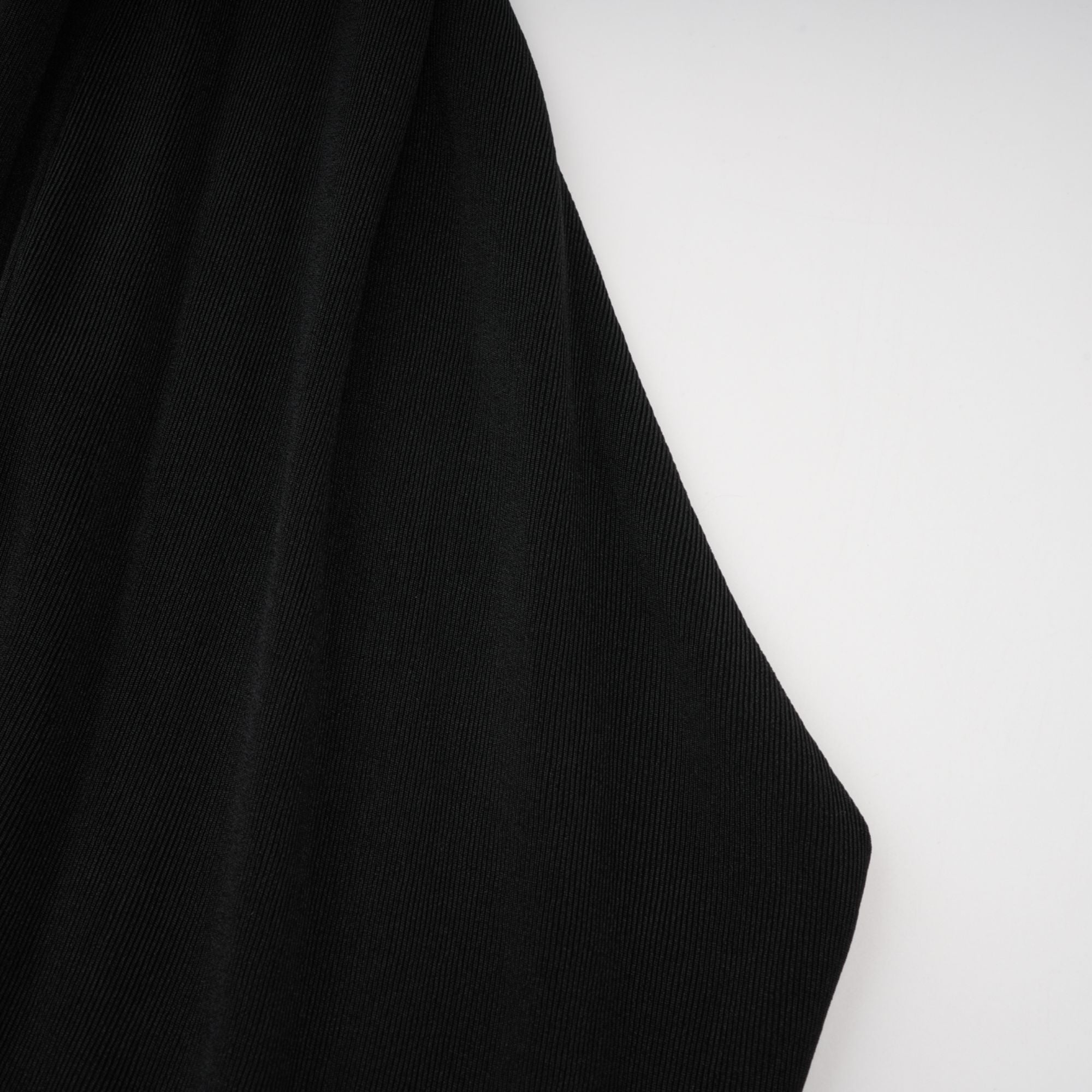 Axelle black floral-appliqué hooded maxi dress
