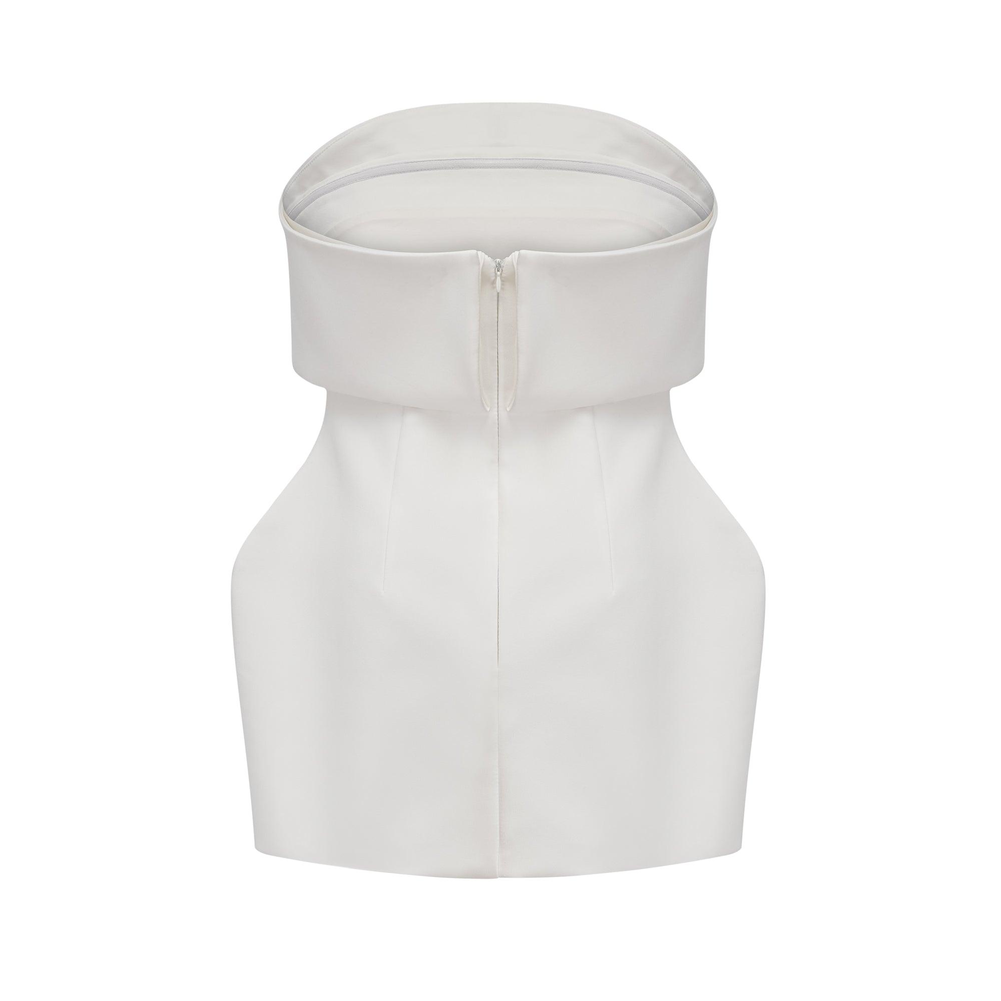 Énora white off-shoulder puff mini dress